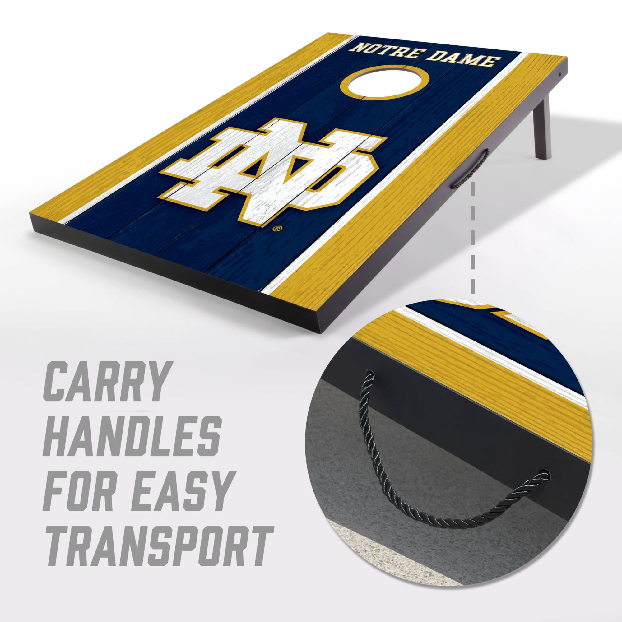 YouTheFan Notre Dame Fighting Irish 2' x 3' MDF Cornhole Boards product image