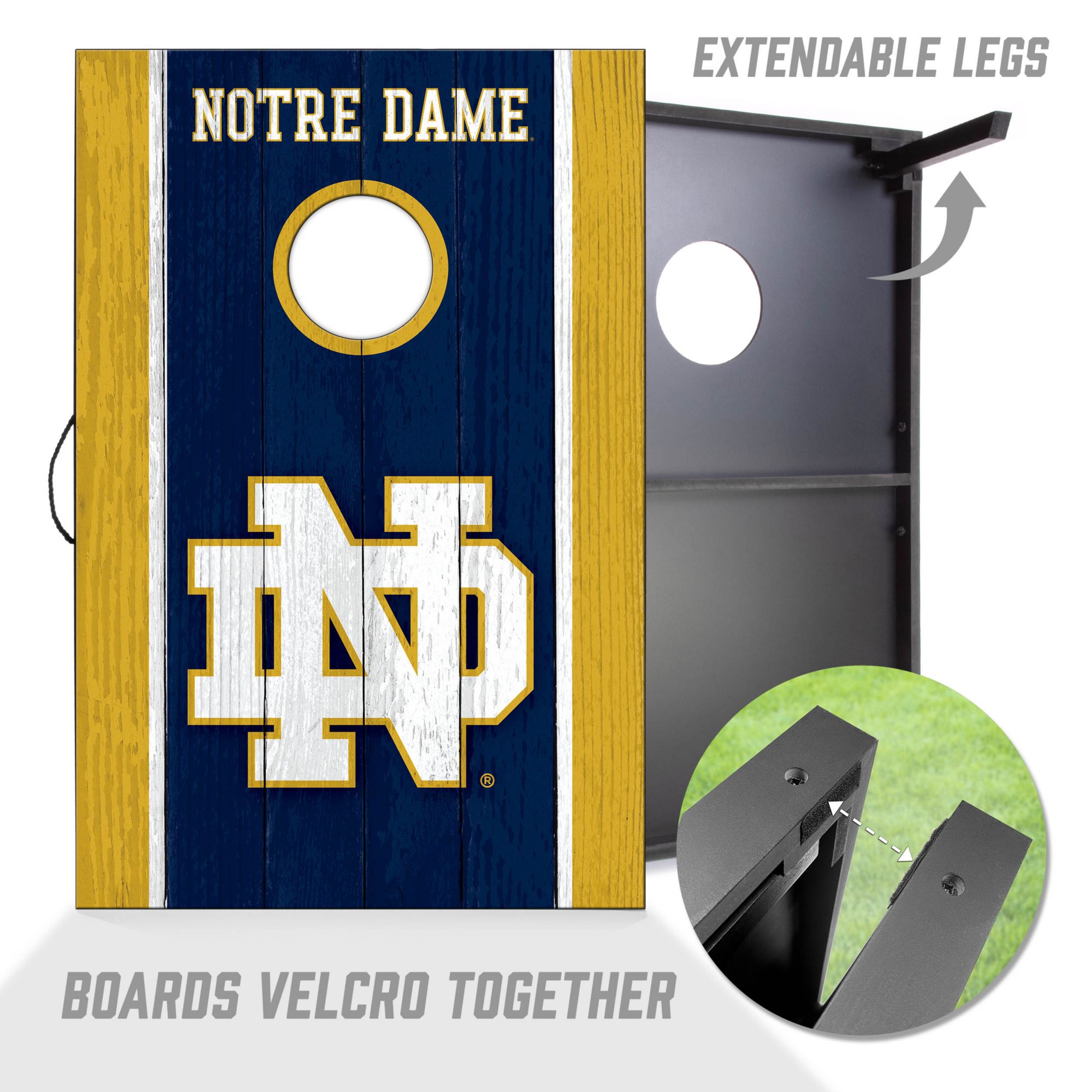 YouTheFan Notre Dame Fighting Irish 2' x 3' MDF Cornhole Boards product image
