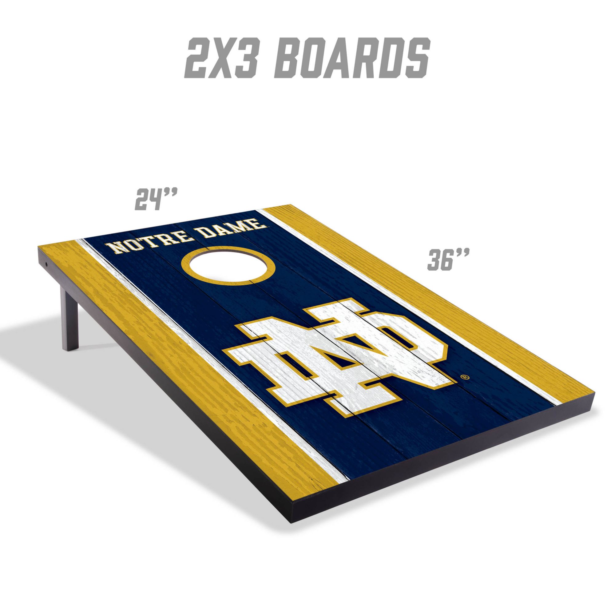 YouTheFan Notre Dame Fighting Irish 2' x 3' MDF Cornhole Boards product image