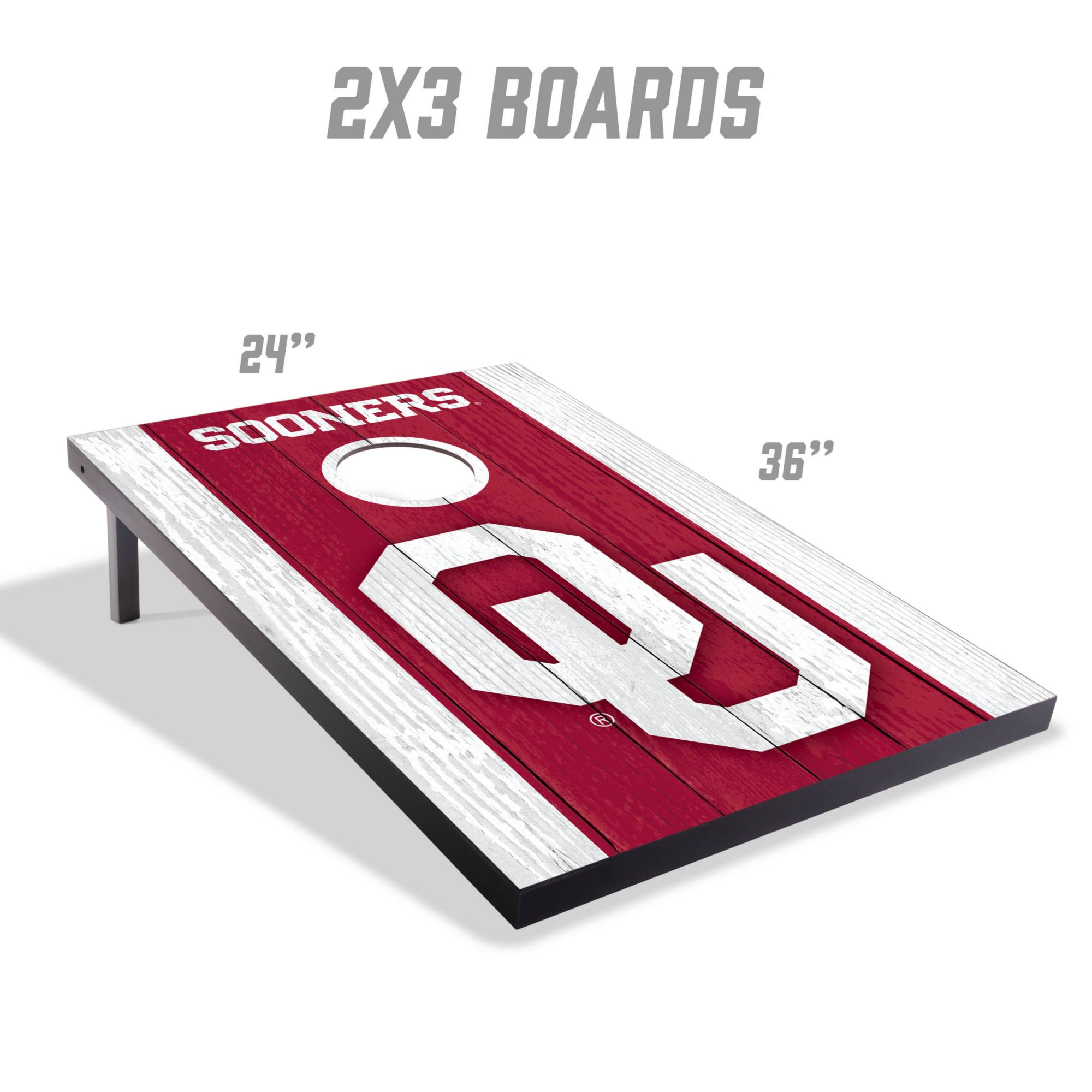 YouTheFan Oklahoma Sooners 2' x 3' MDF Cornhole Boards product image