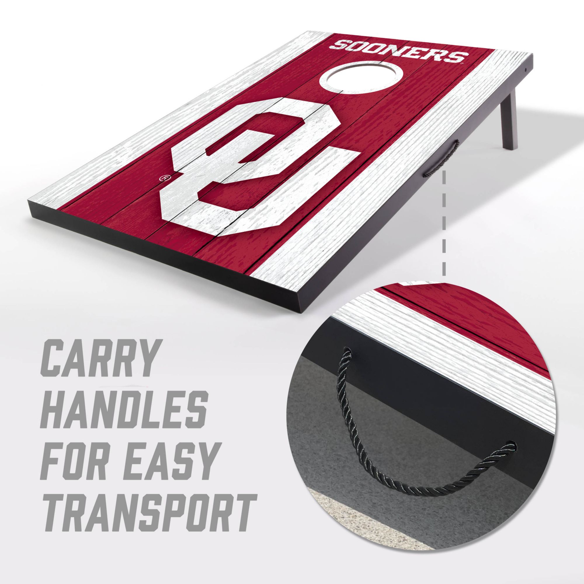 YouTheFan Oklahoma Sooners 2' x 3' MDF Cornhole Boards product image