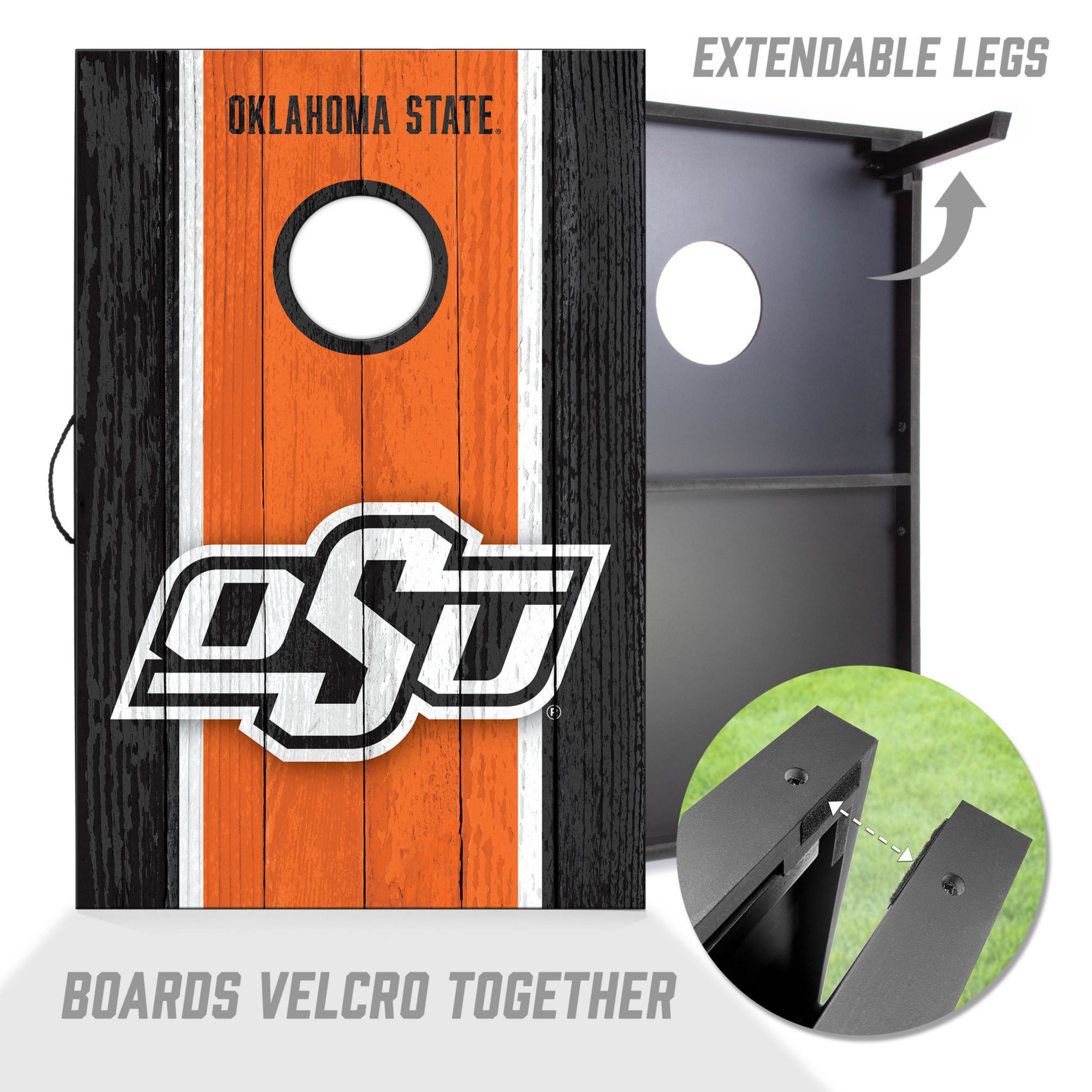 YouTheFan Oklahoma State Cowboys 2' x 3' MDF Cornhole Boards product image