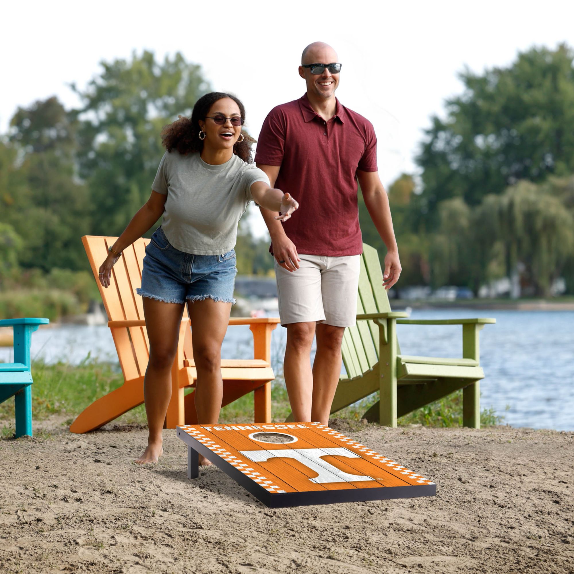 YouTheFan Tennessee Volunteers 2' x 3' MDF Cornhole Boards product image