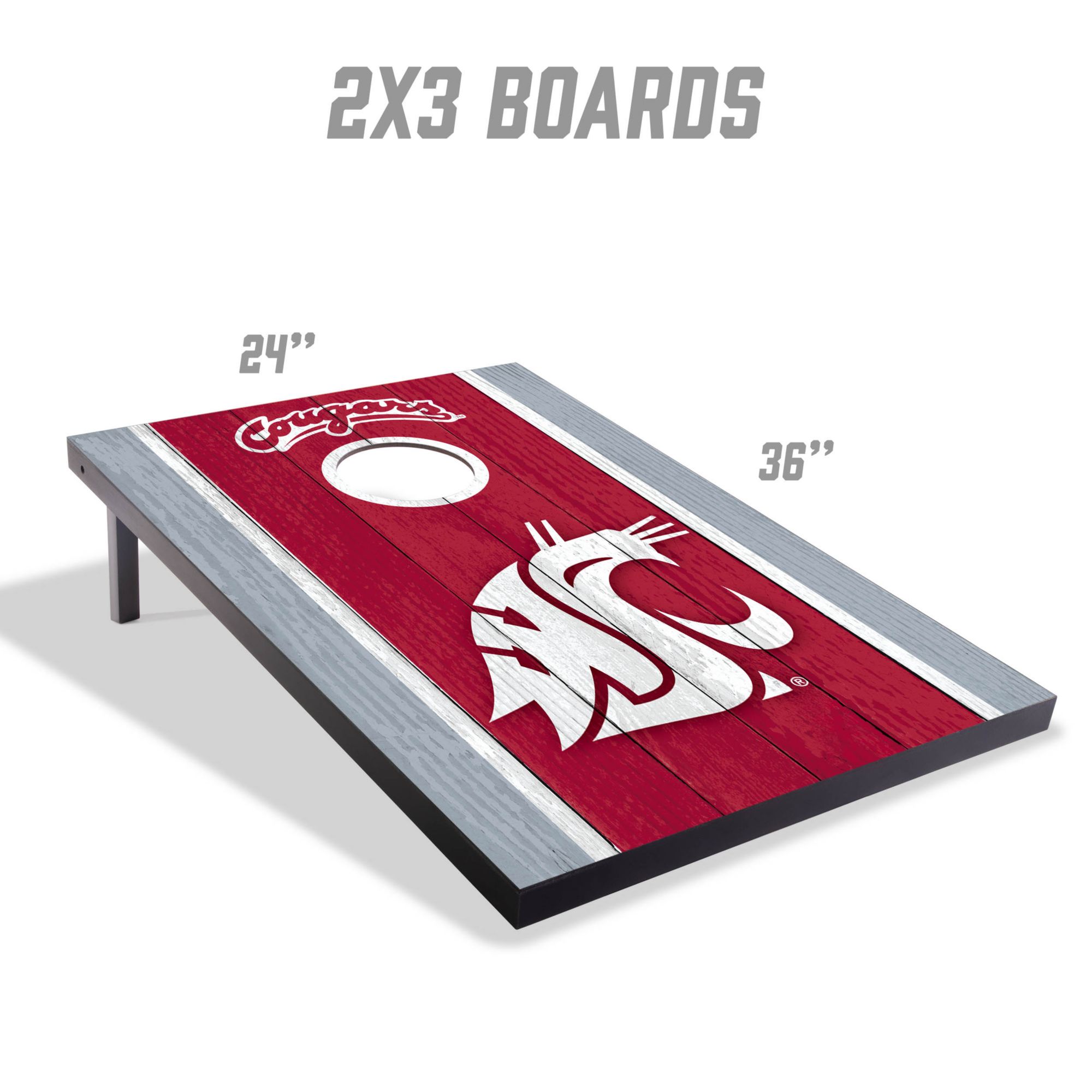 YouTheFan Washington State Cougars 2' x 3' MDF Cornhole Boards product image