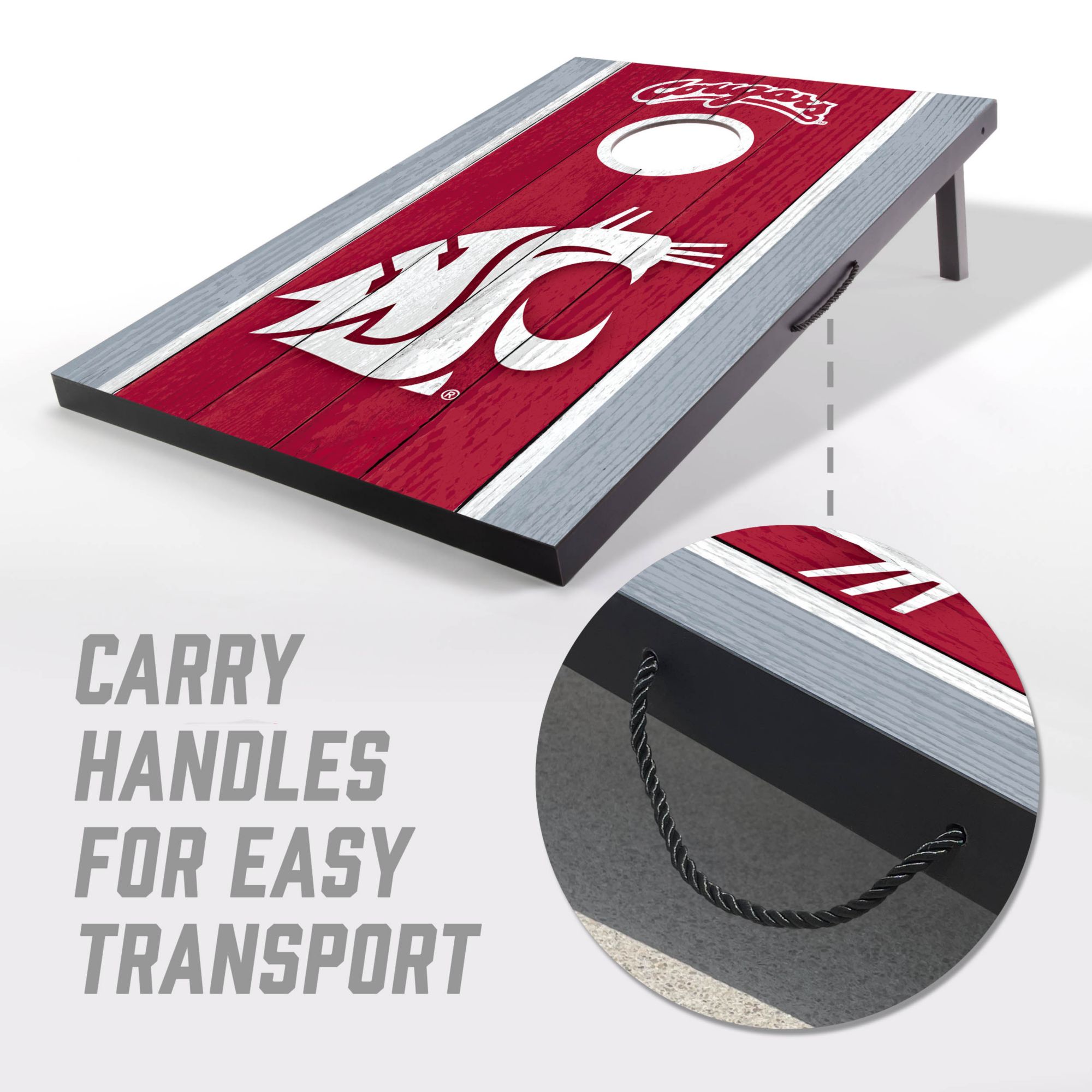 YouTheFan Washington State Cougars 2' x 3' MDF Cornhole Boards product image