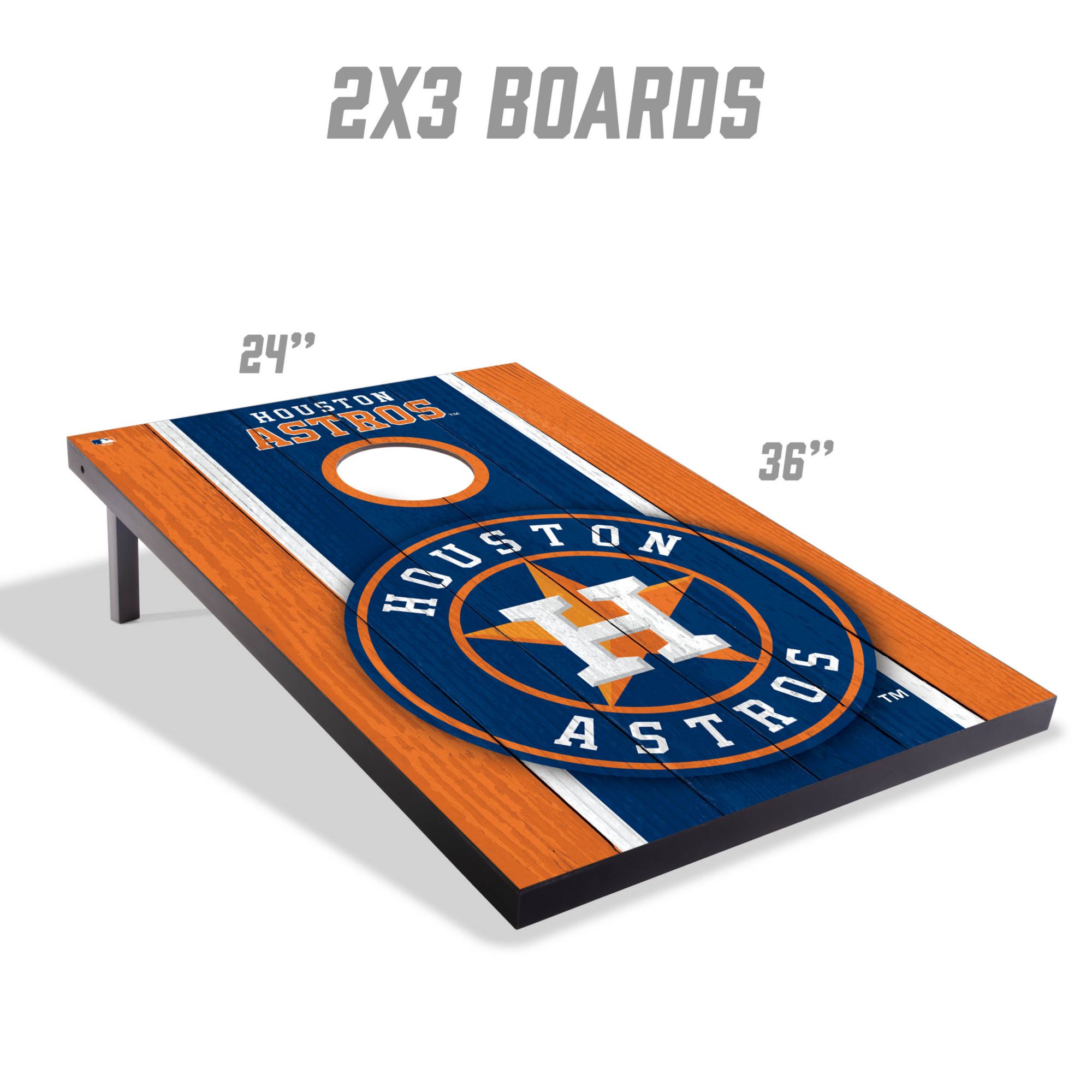YouTheFan Houston Astros 2' x 3' MDF Cornhole Boards product image