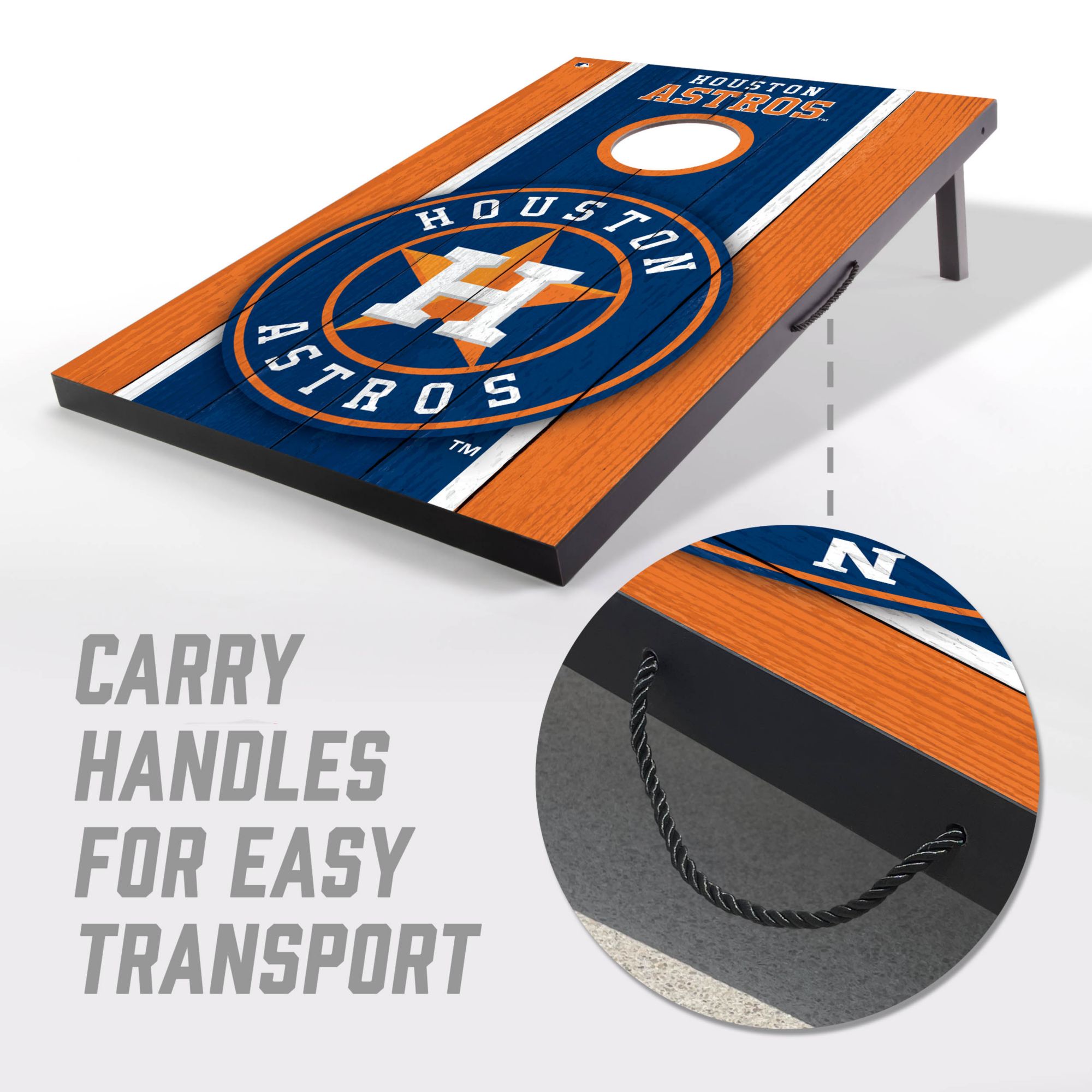 YouTheFan Houston Astros 2' x 3' MDF Cornhole Boards product image