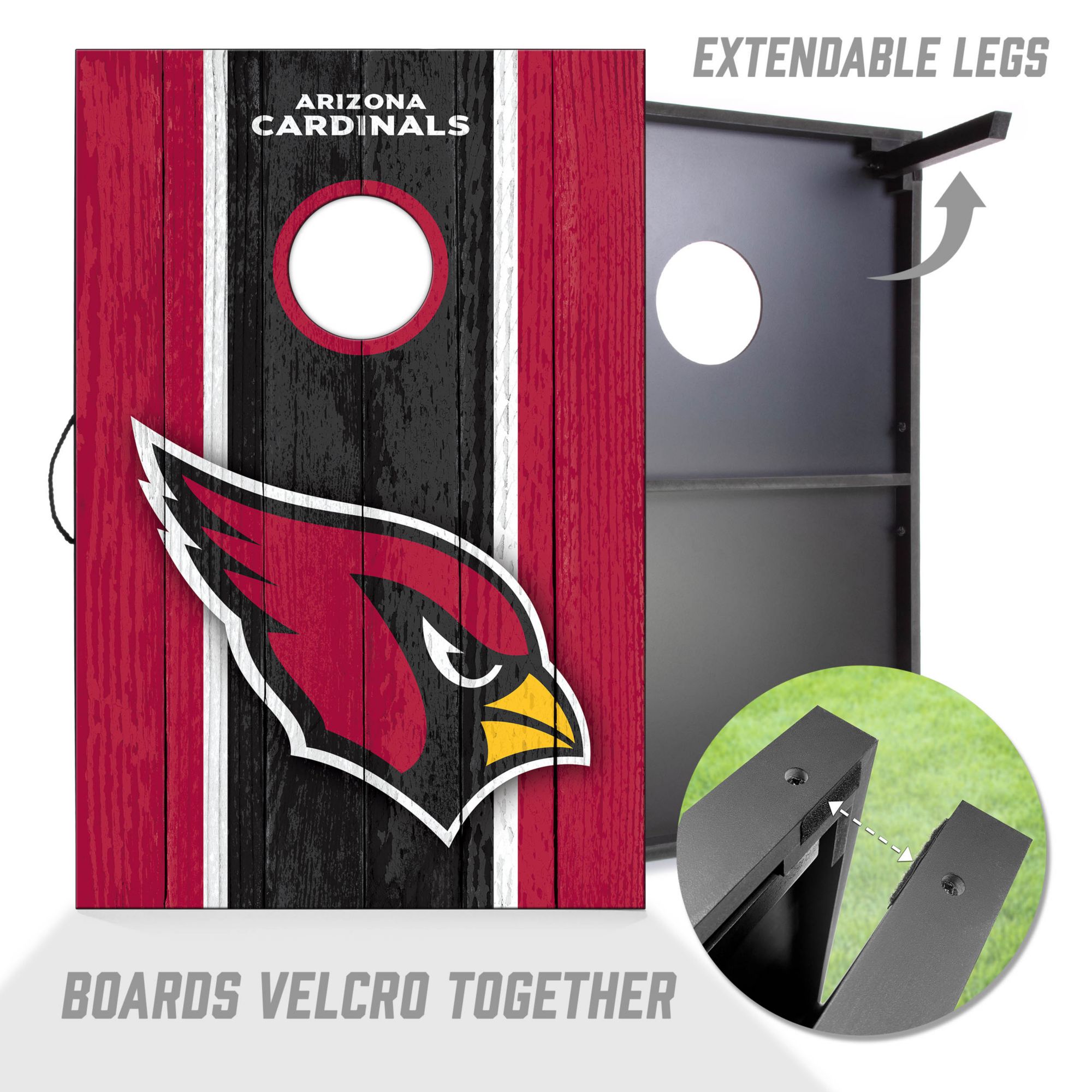 YouTheFan Arizona Cardinals 2' x 3' MDF Cornhole Boards product image