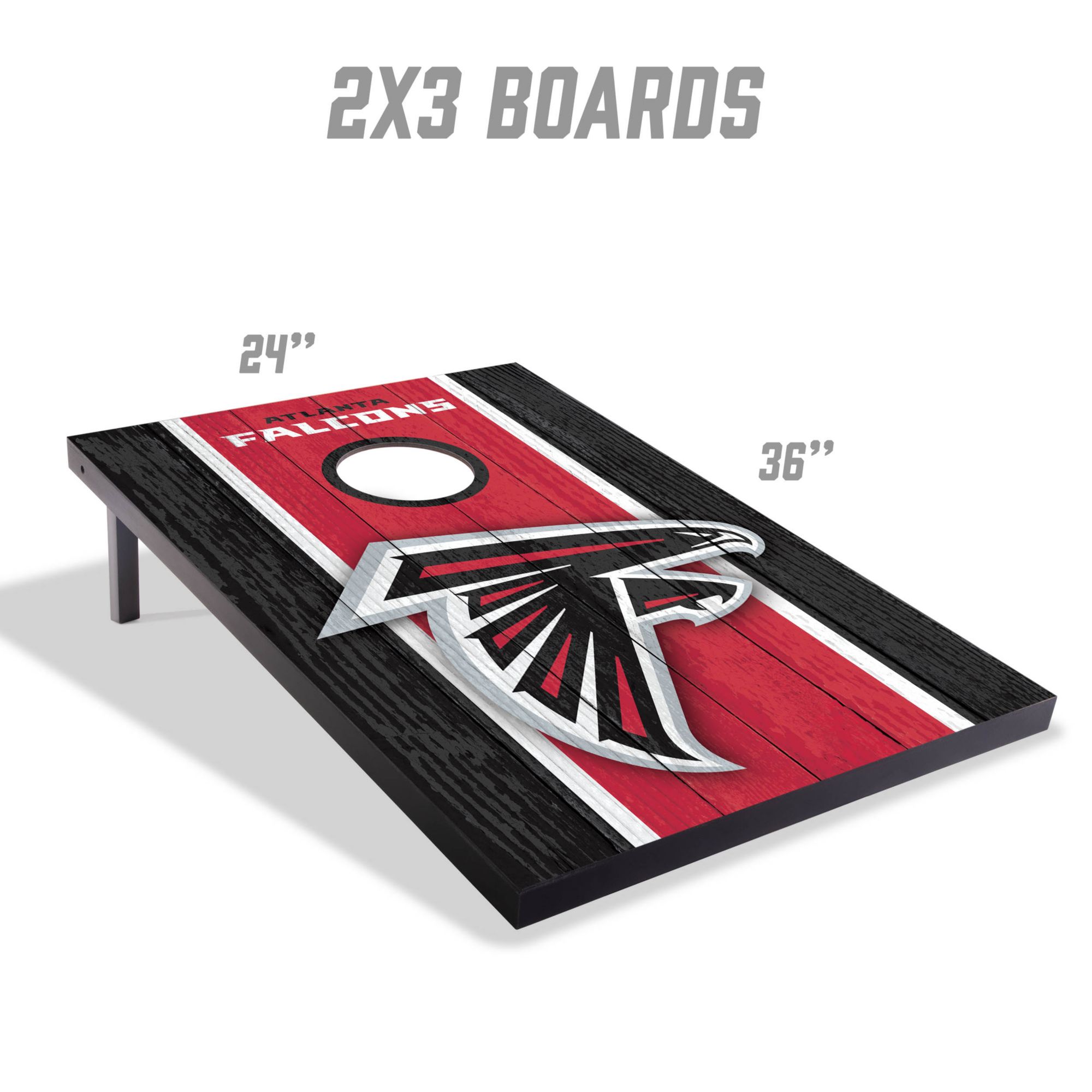 YouTheFan Atlanta Falcons 2' x 3' MDF Cornhole Boards product image