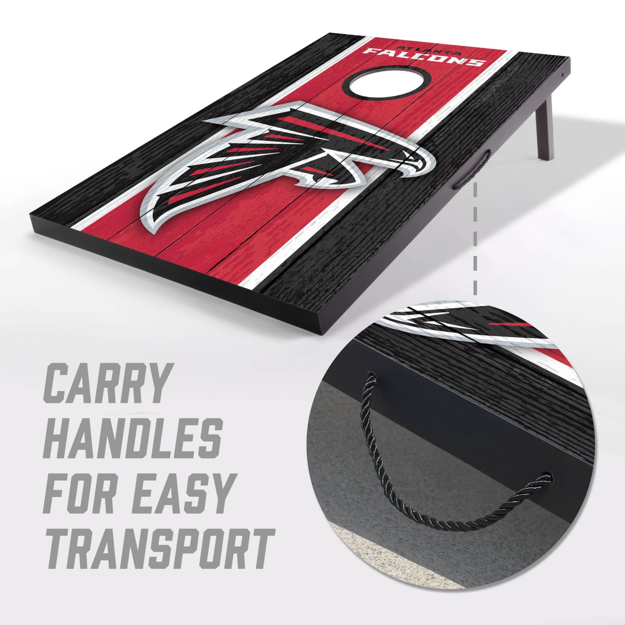 YouTheFan Atlanta Falcons 2' x 3' MDF Cornhole Boards product image