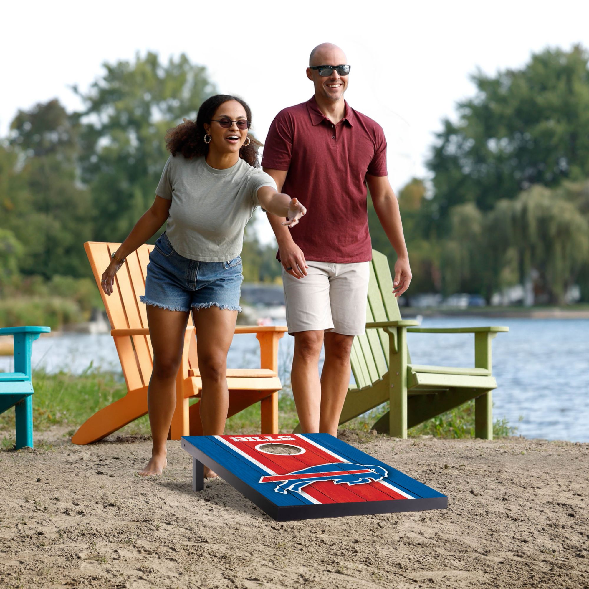 YouTheFan Buffalo Bills 2' x 3' MDF Cornhole Boards product image