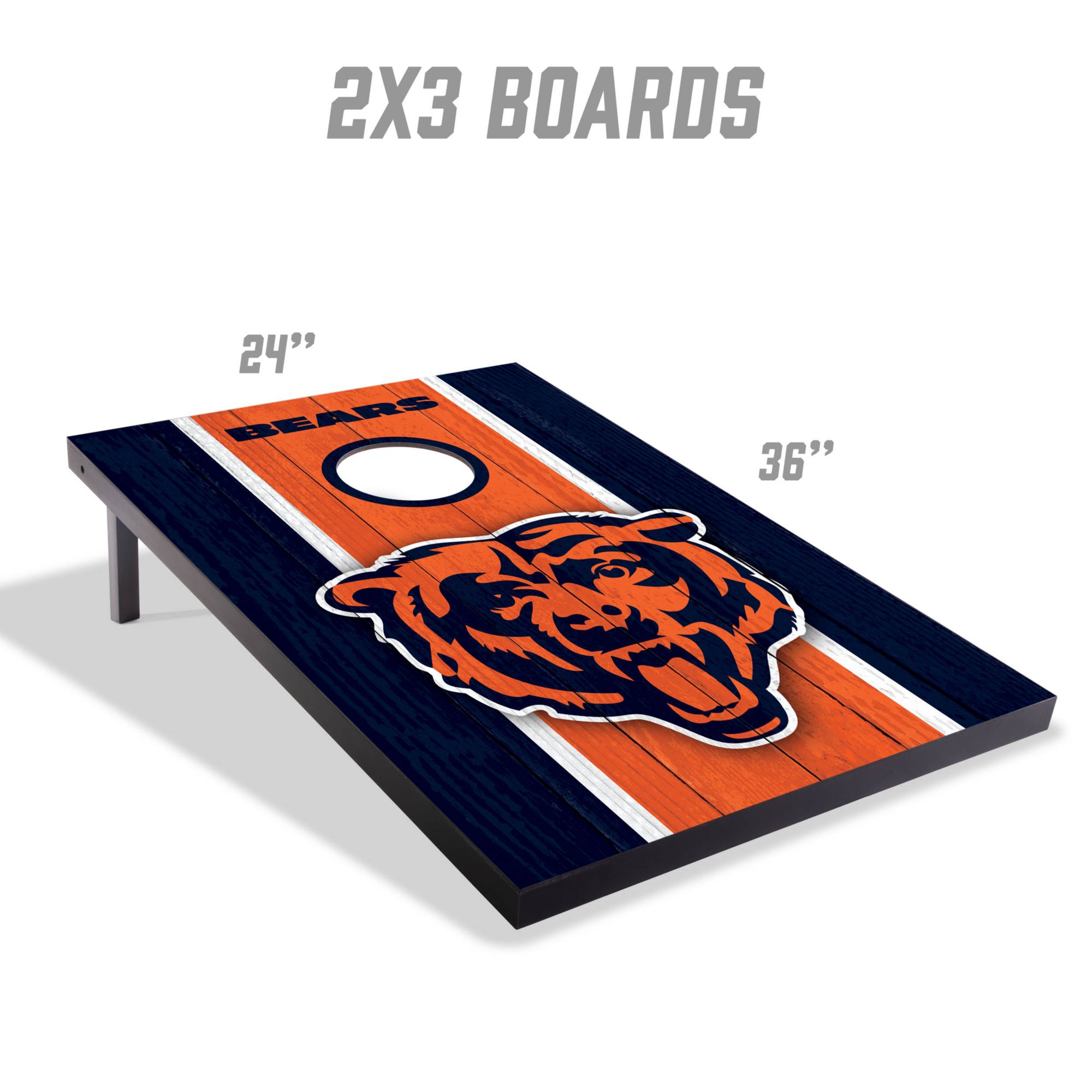 YouTheFan Chicago Bears 2' x 3' MDF Cornhole Boards product image