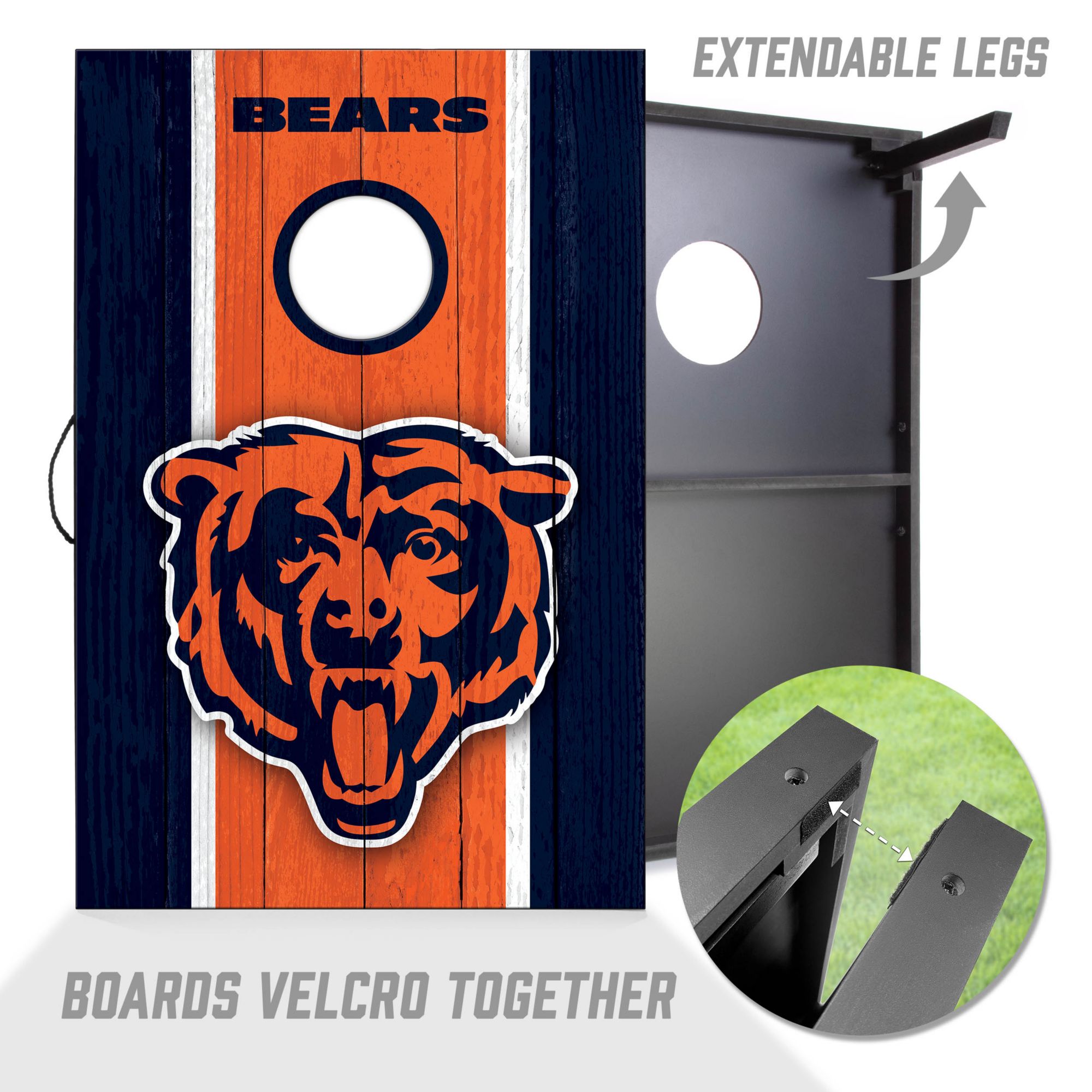 YouTheFan Chicago Bears 2' x 3' MDF Cornhole Boards product image
