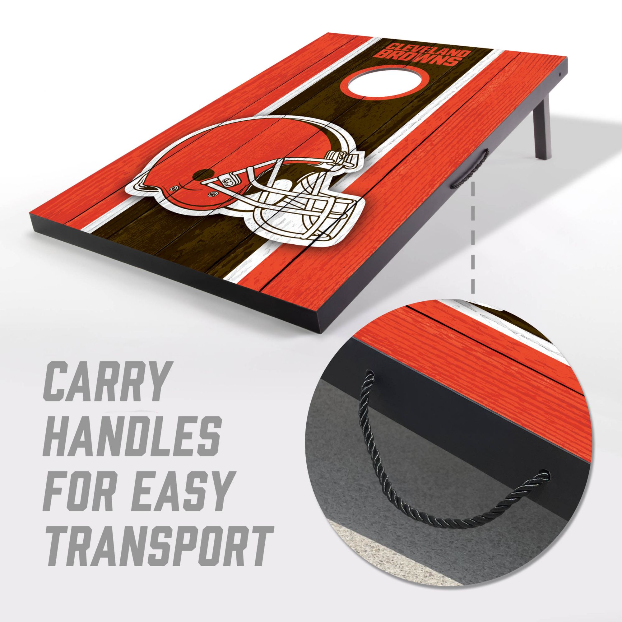YouTheFan Cleveland Browns 2' x 3' MDF Cornhole Boards product image