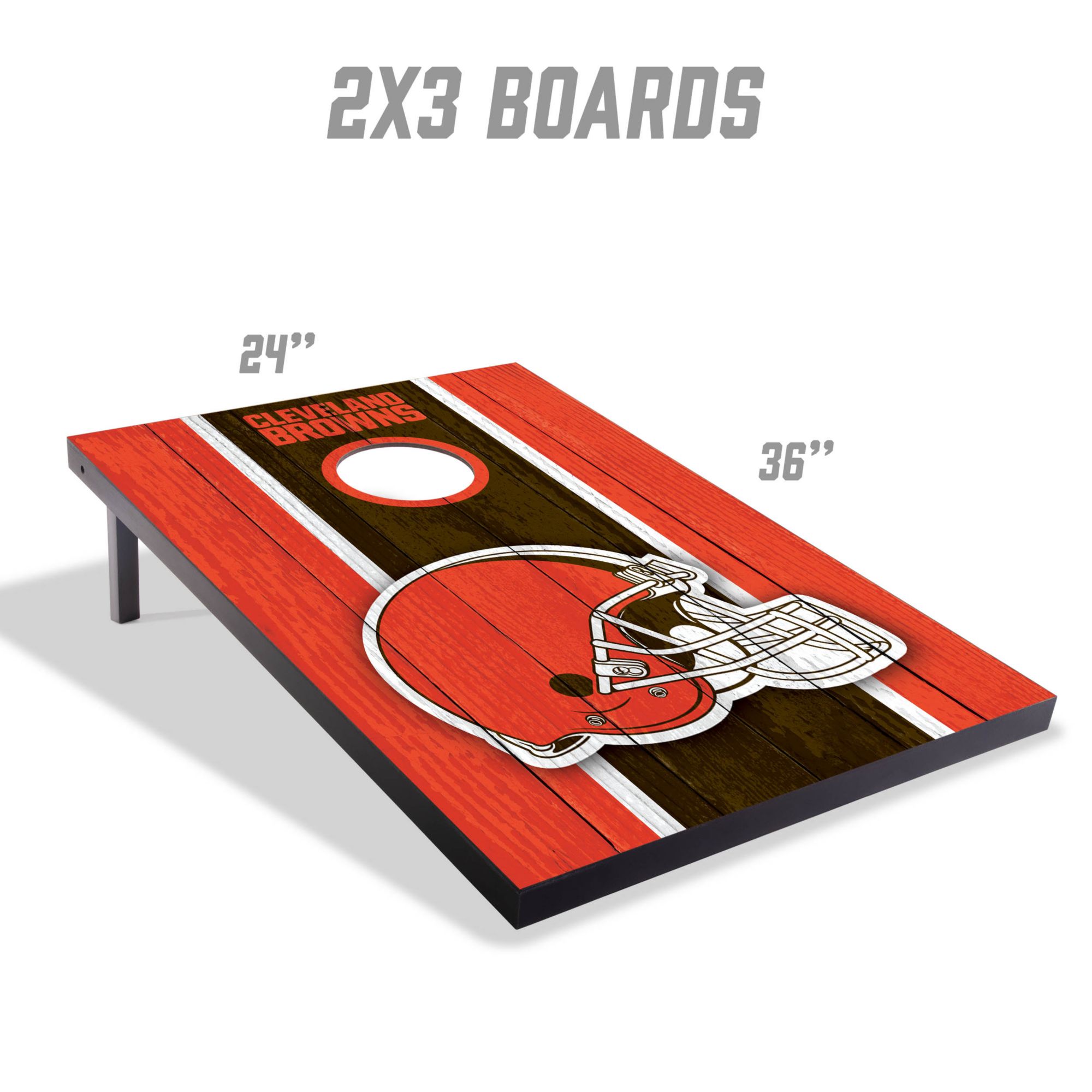YouTheFan Cleveland Browns 2' x 3' MDF Cornhole Boards product image
