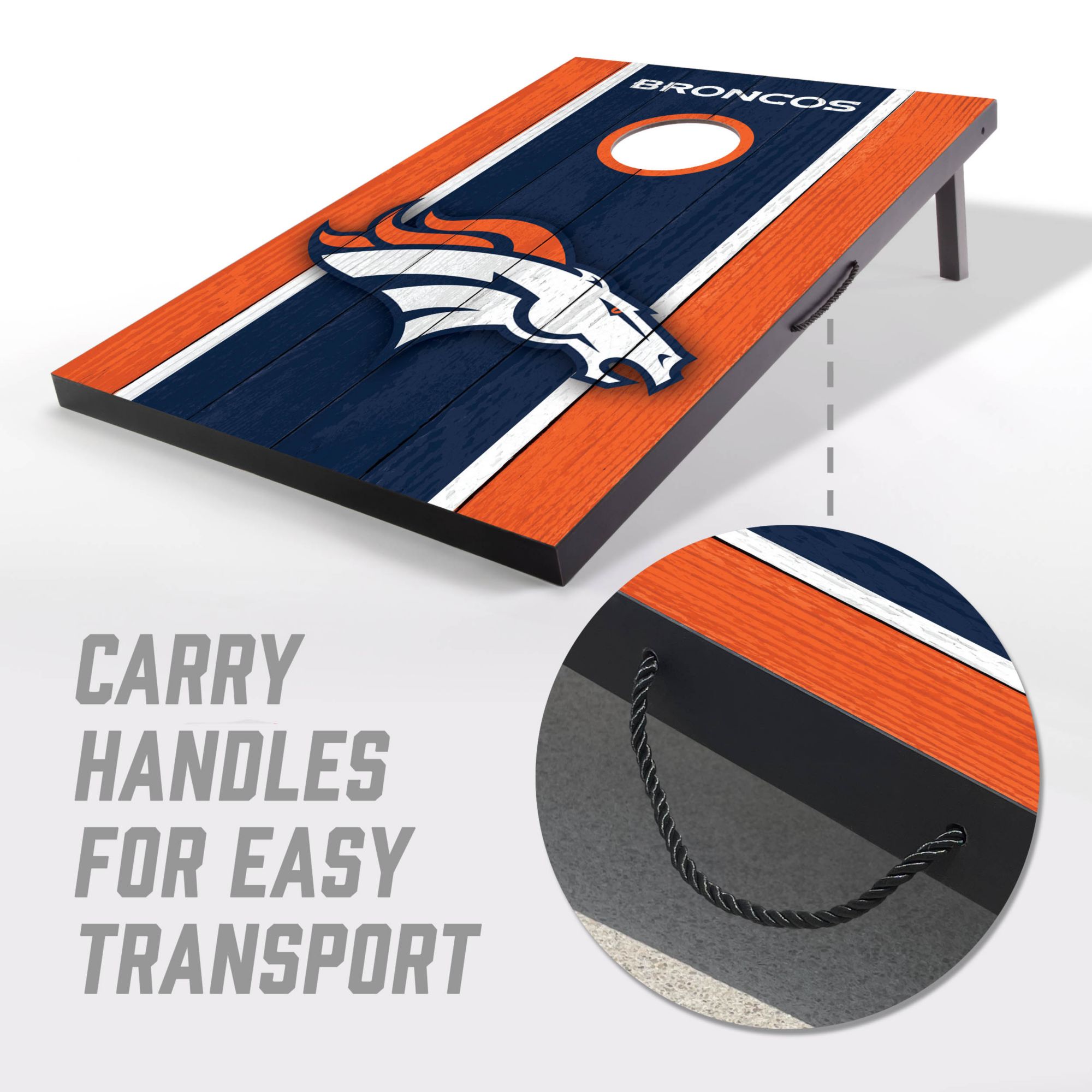 YouTheFan Denver Broncos 2' x 3' MDF Cornhole Boards product image