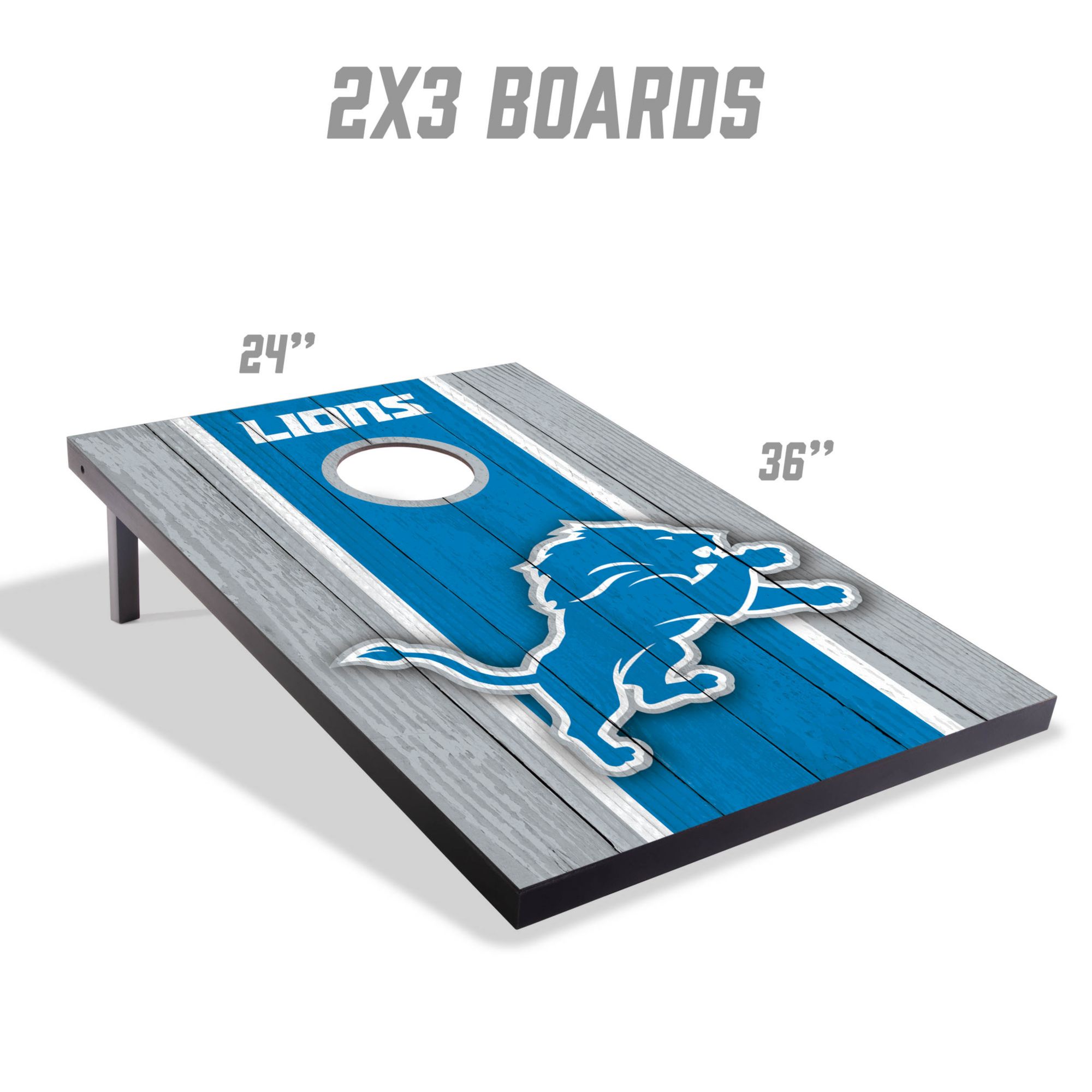 YouTheFan Detroit Lions 2' x 3' MDF Cornhole Boards product image