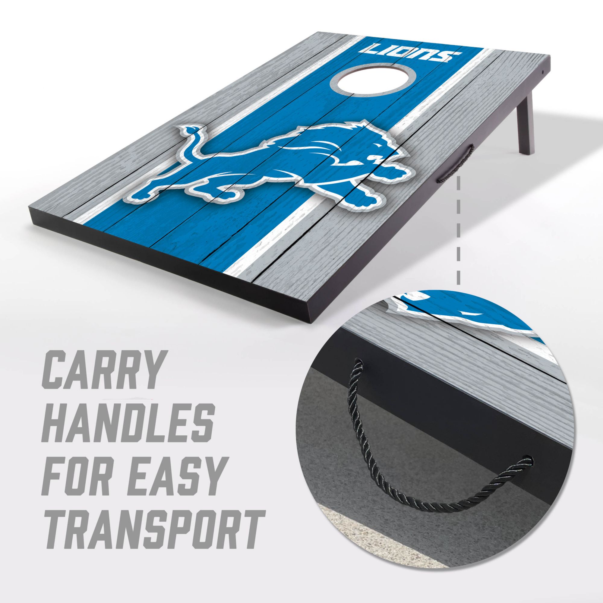 YouTheFan Detroit Lions 2' x 3' MDF Cornhole Boards product image