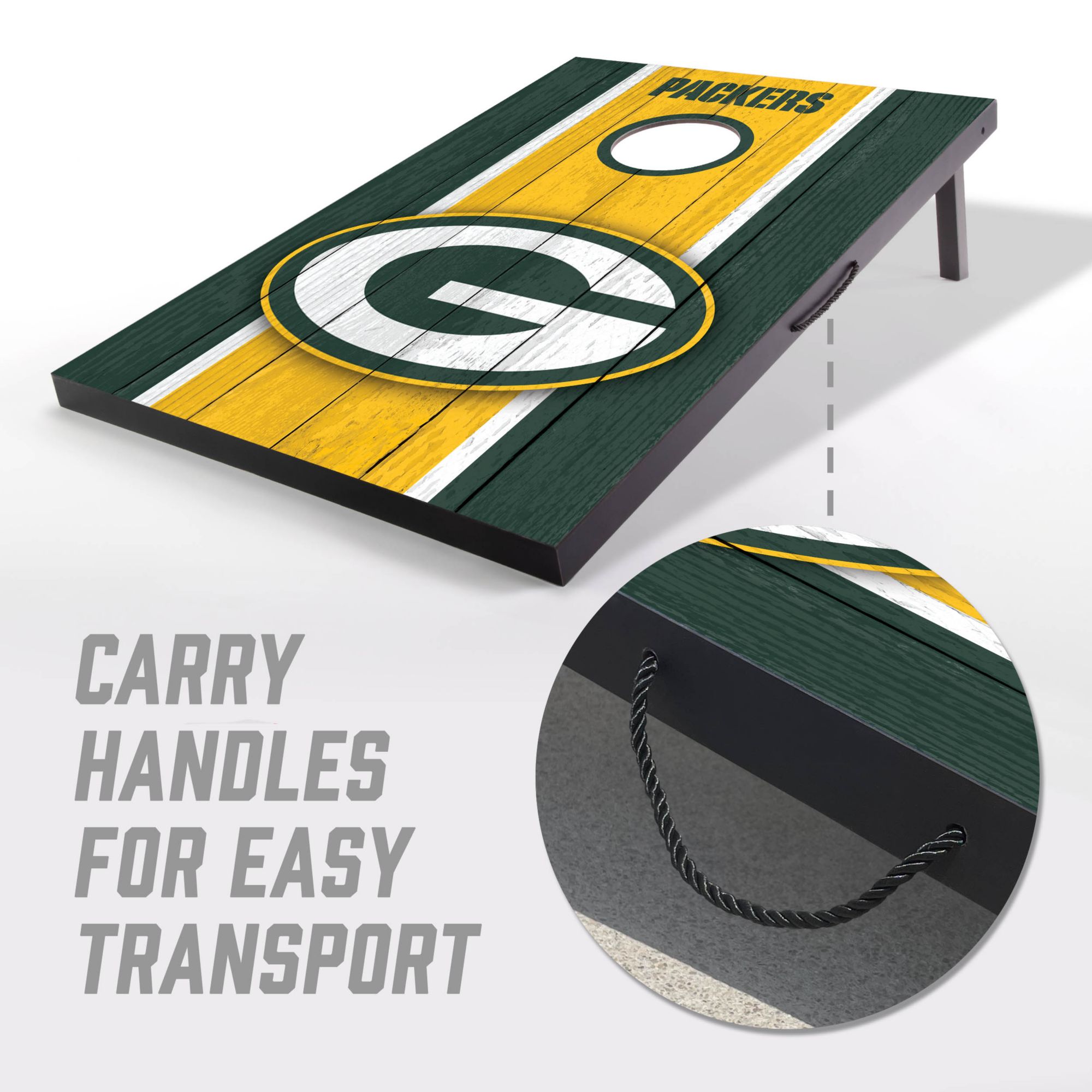 YouTheFan Green Bay Packers 2' x 3' MDF Cornhole Boards product image