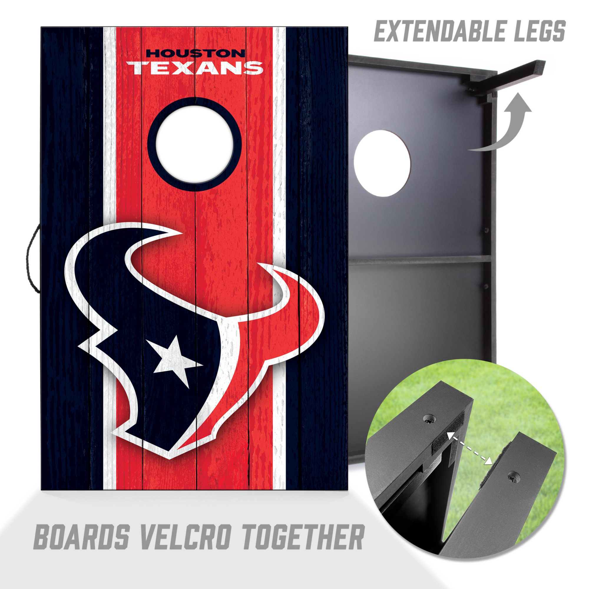 YouTheFan Houston Texans 2' x 3' MDF Cornhole Boards product image