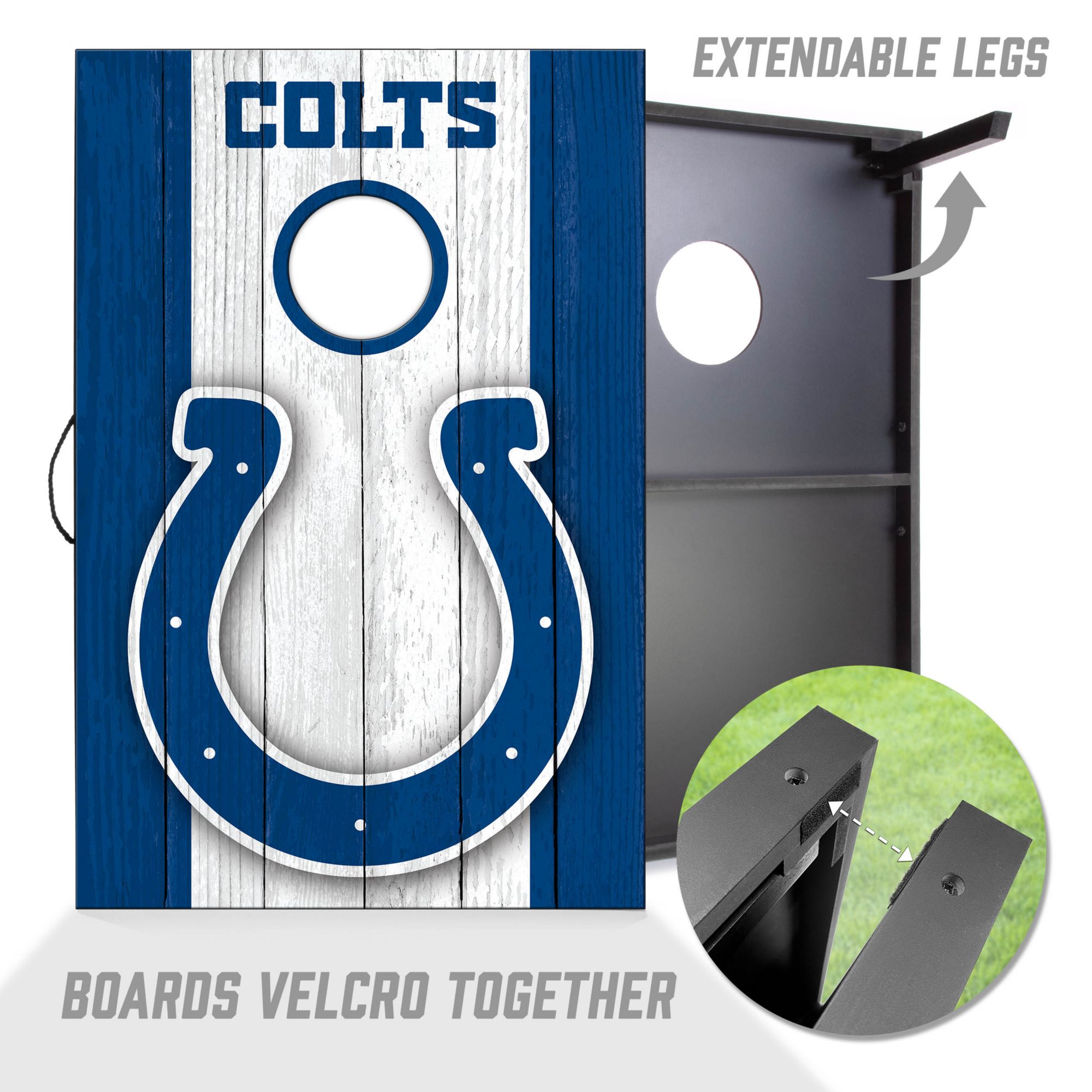 YouTheFan Indianapolis Colts 2' x 3' MDF Cornhole Boards product image