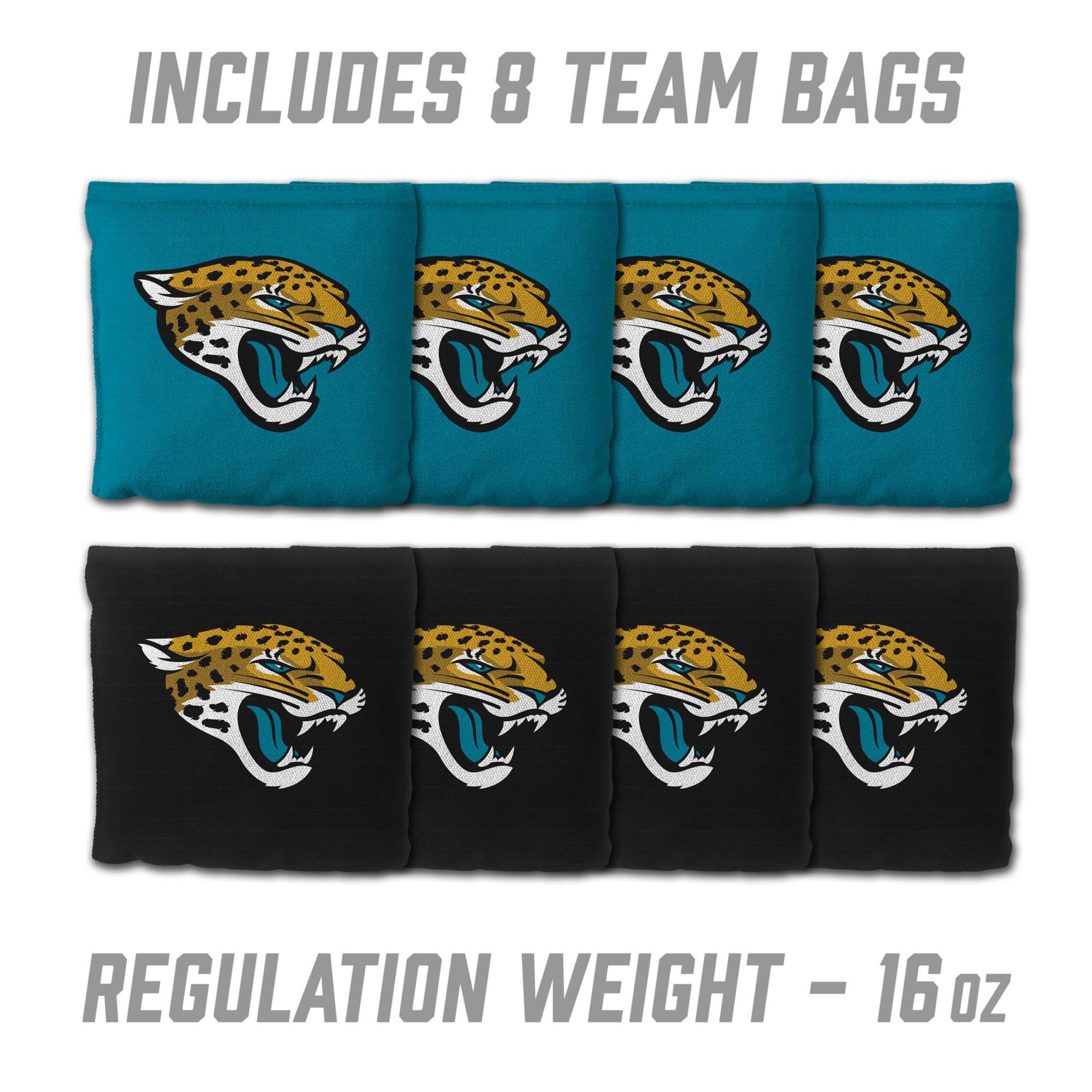 YouTheFan Jacksonville Jaguars 2' x 3' MDF Cornhole Boards product image