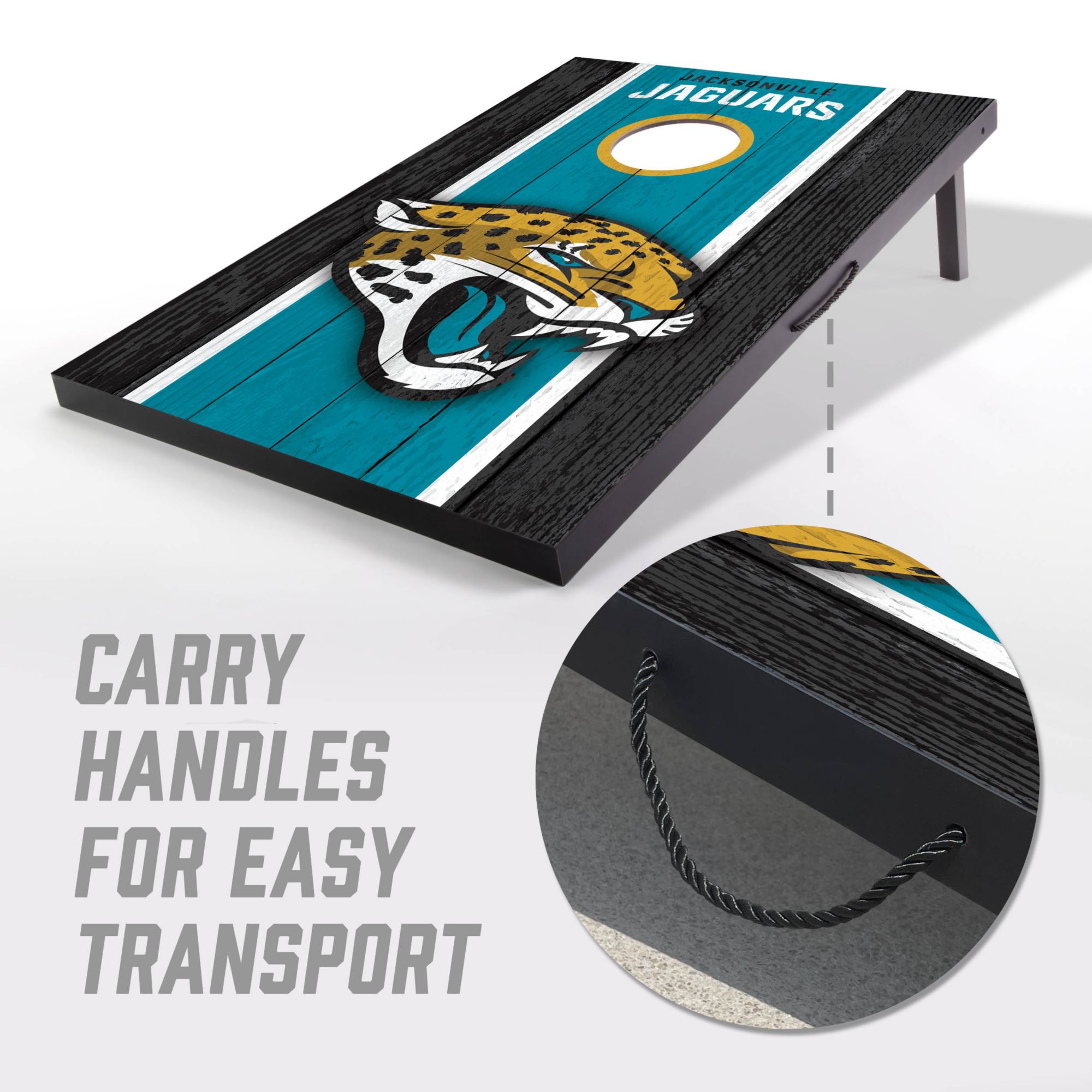 YouTheFan Jacksonville Jaguars 2' x 3' MDF Cornhole Boards product image