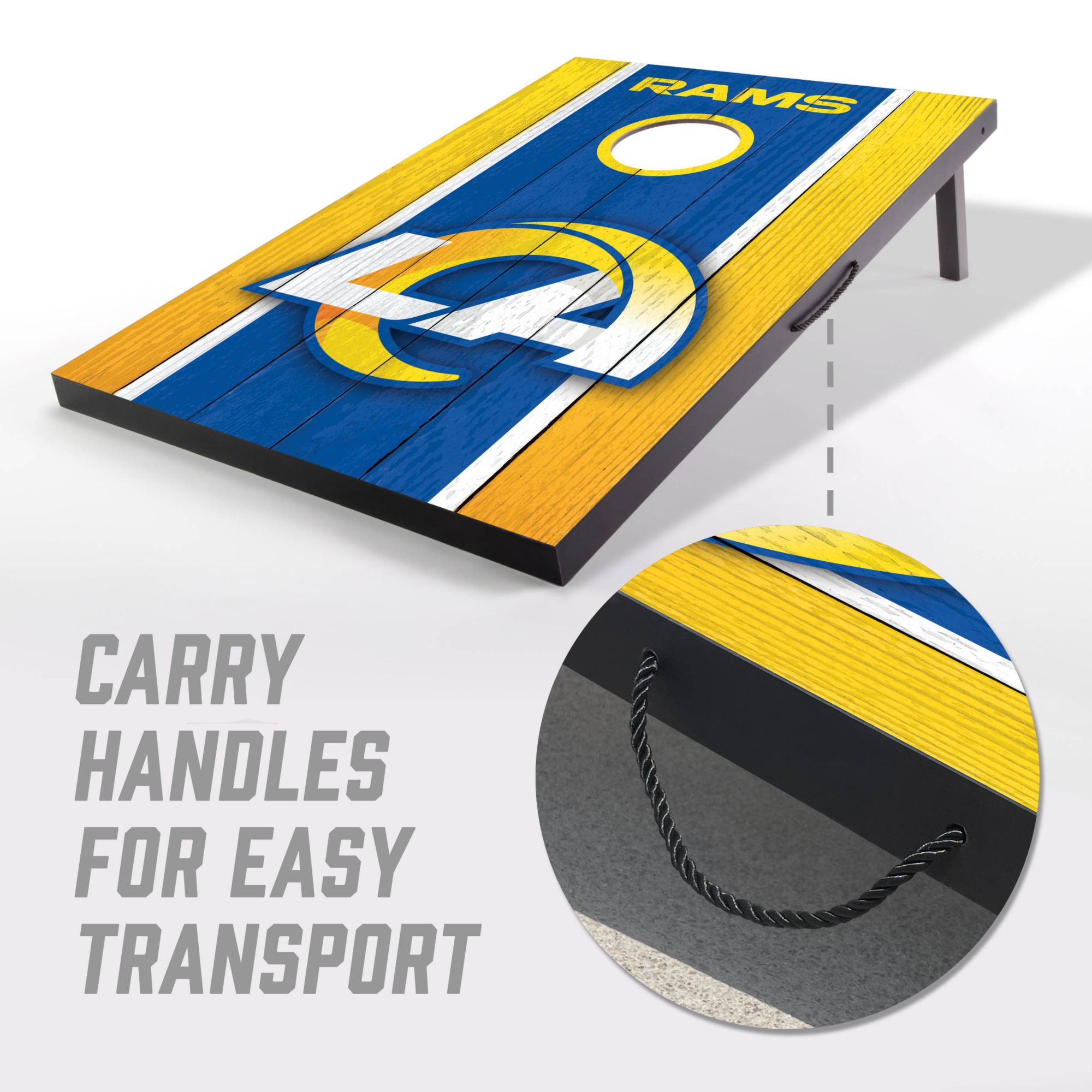 YouTheFan Los Angeles Rams 2' x 3' MDF Cornhole Boards product image