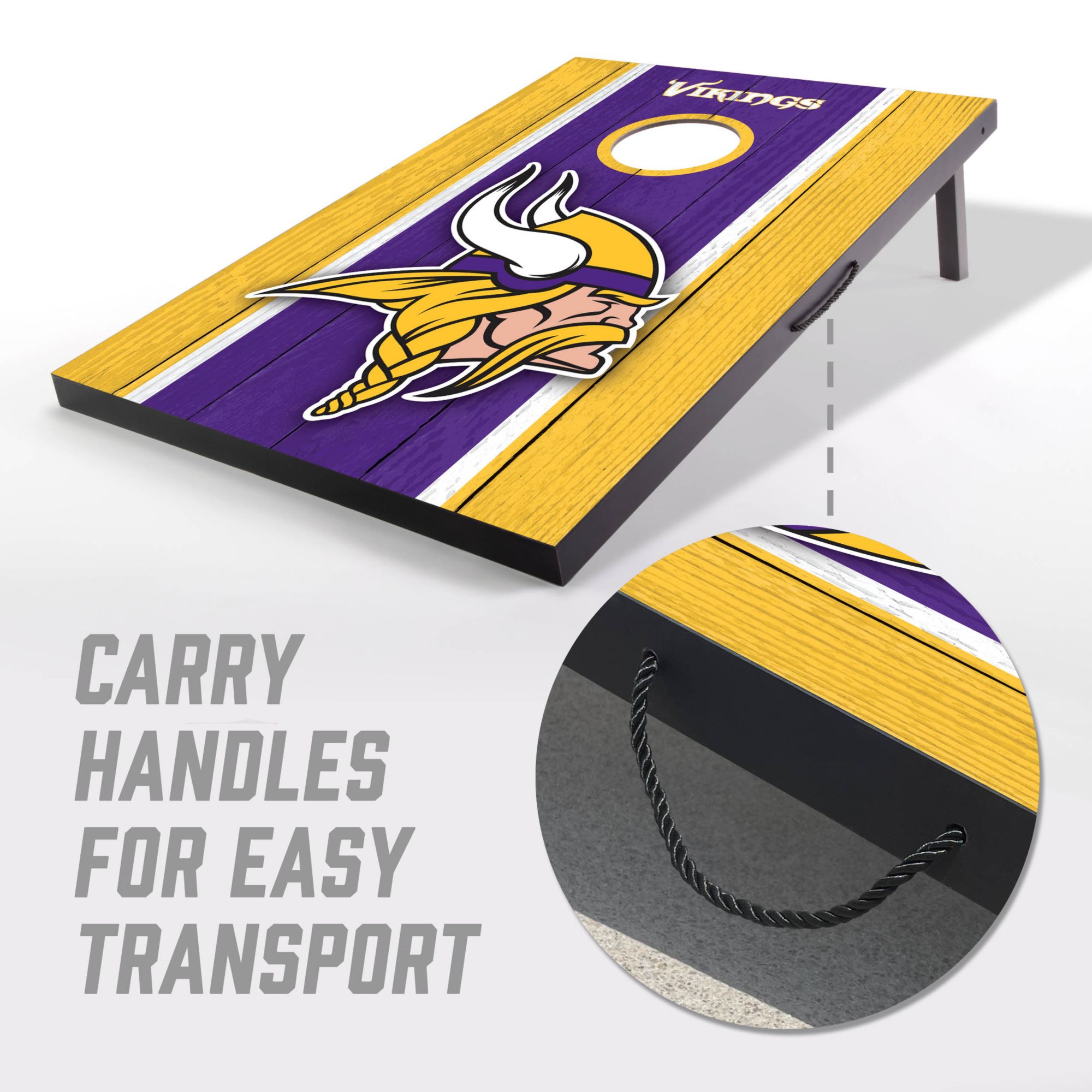 YouTheFan Minnesota Vikings 2' x 3' MDF Cornhole Boards product image