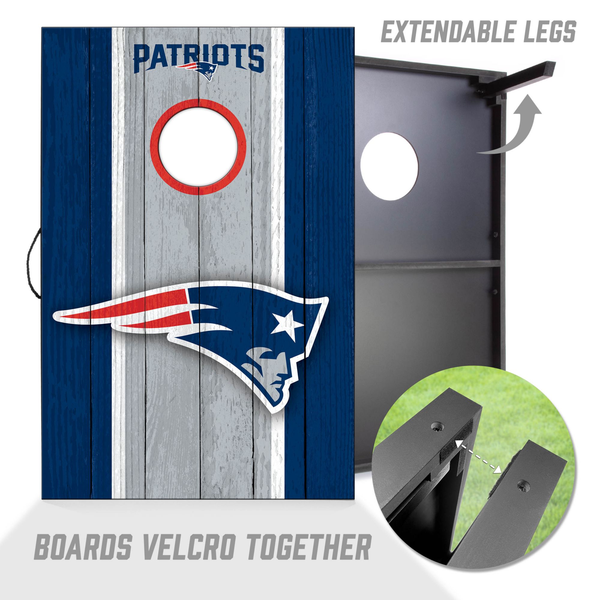 YouTheFan New England Patriots 2' x 3' MDF Cornhole Boards product image