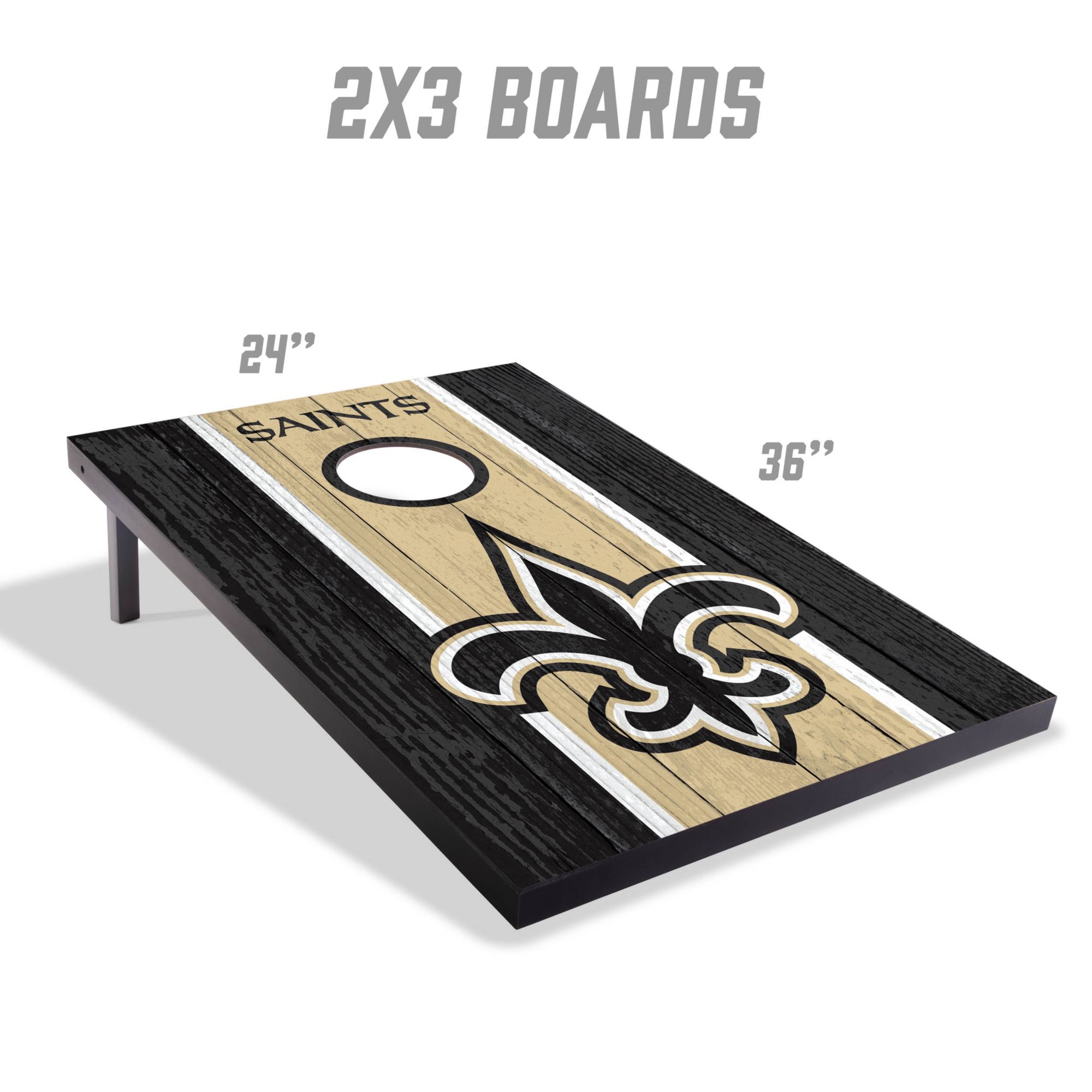 YouTheFan New Orleans Saints 2' x 3' MDF Cornhole Boards product image