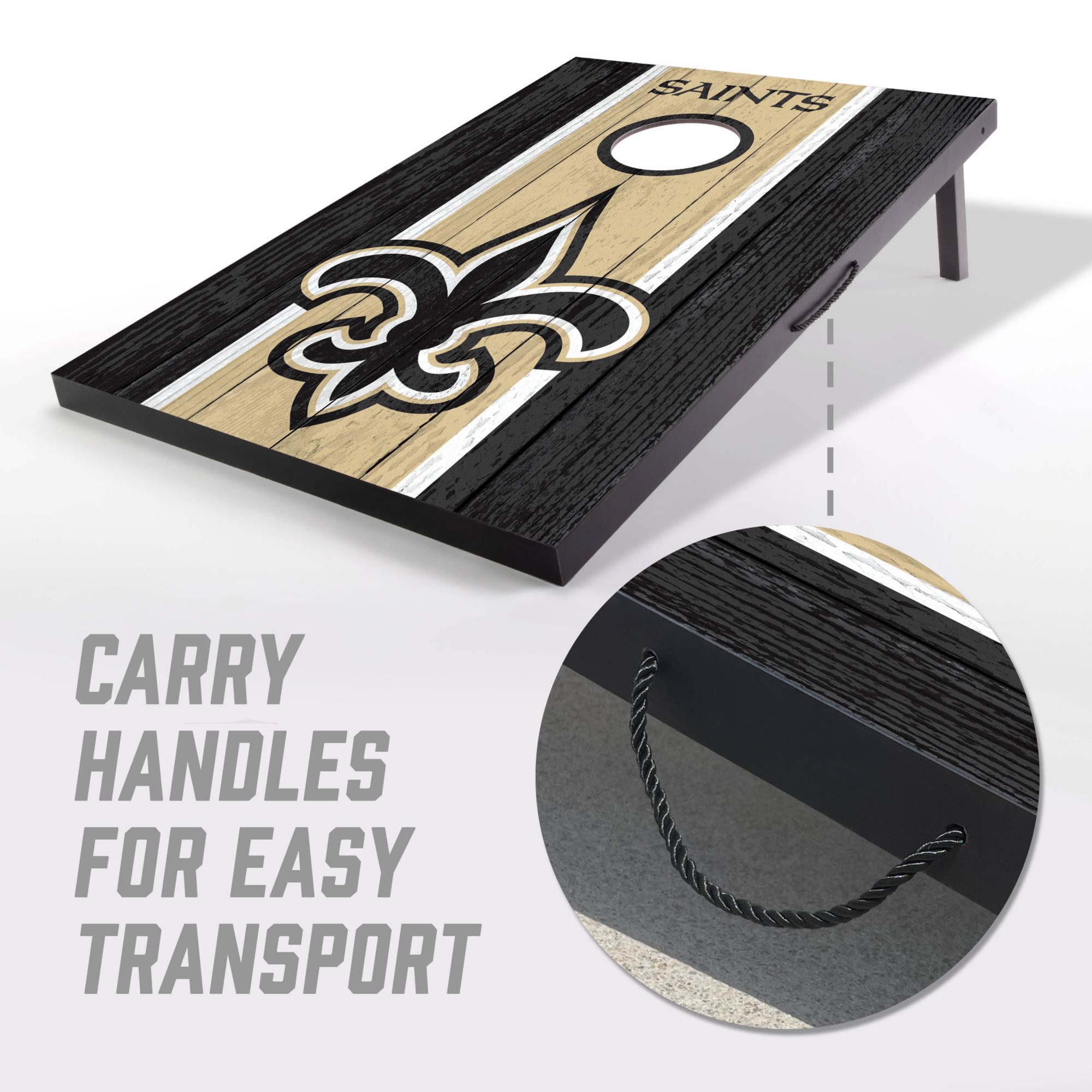 YouTheFan New Orleans Saints 2' x 3' MDF Cornhole Boards product image