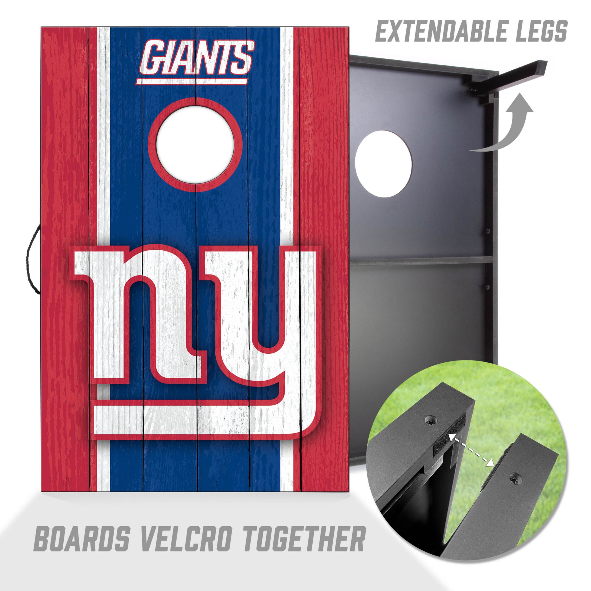 YouTheFan New York Giants 2' x 3' MDF Cornhole Boards product image
