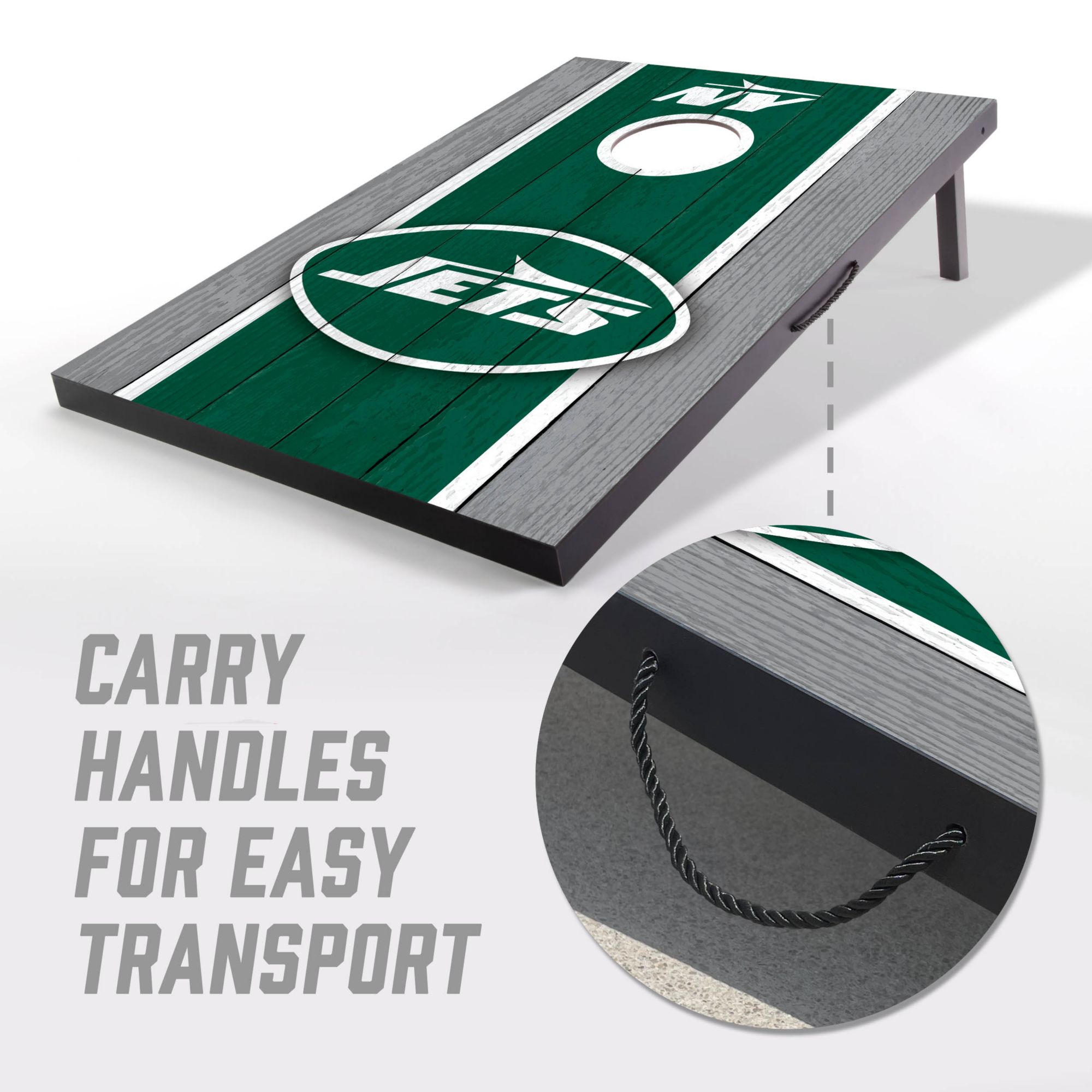 YouTheFan New York Jets 2' x 3' MDF Cornhole Boards product image