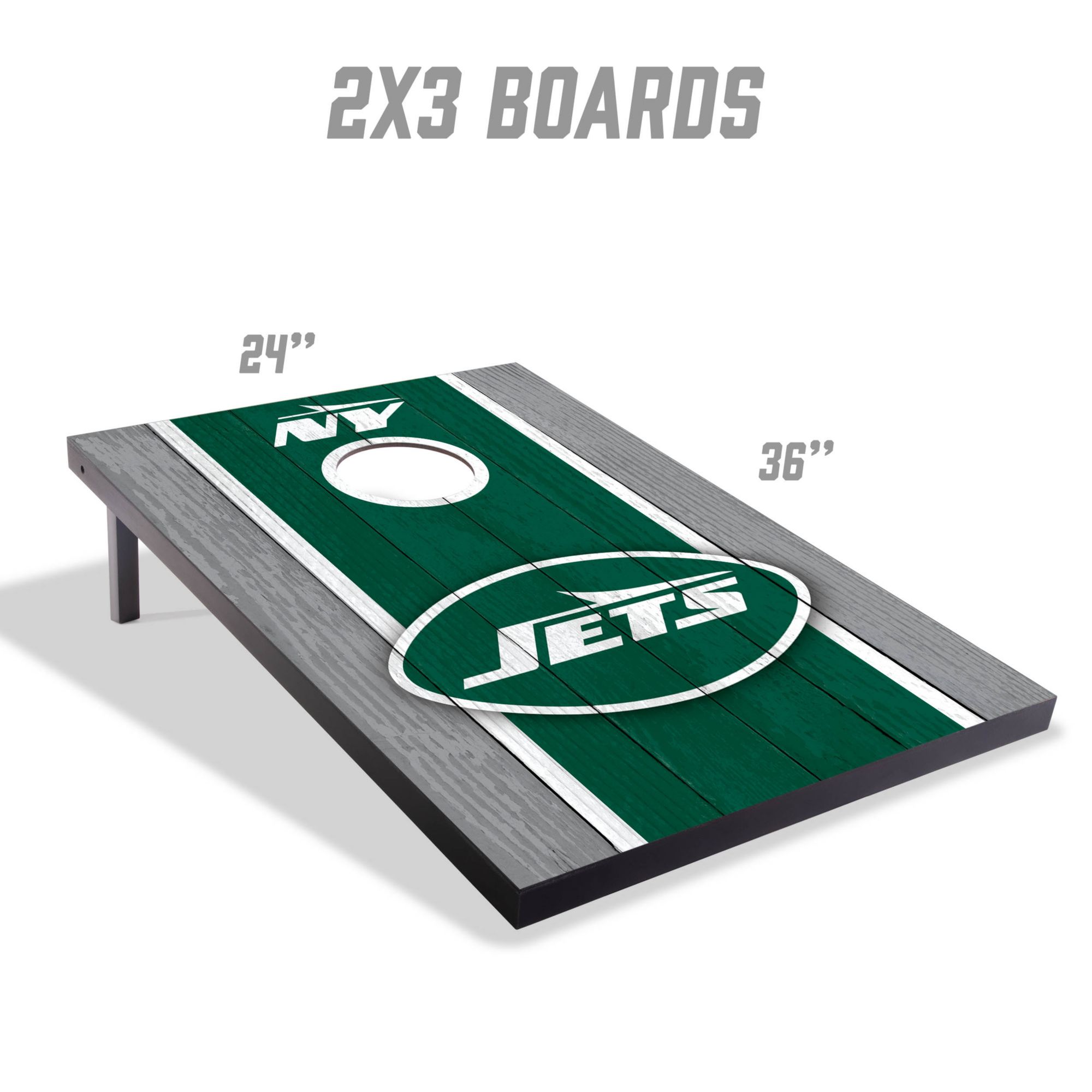YouTheFan New York Jets 2' x 3' MDF Cornhole Boards product image