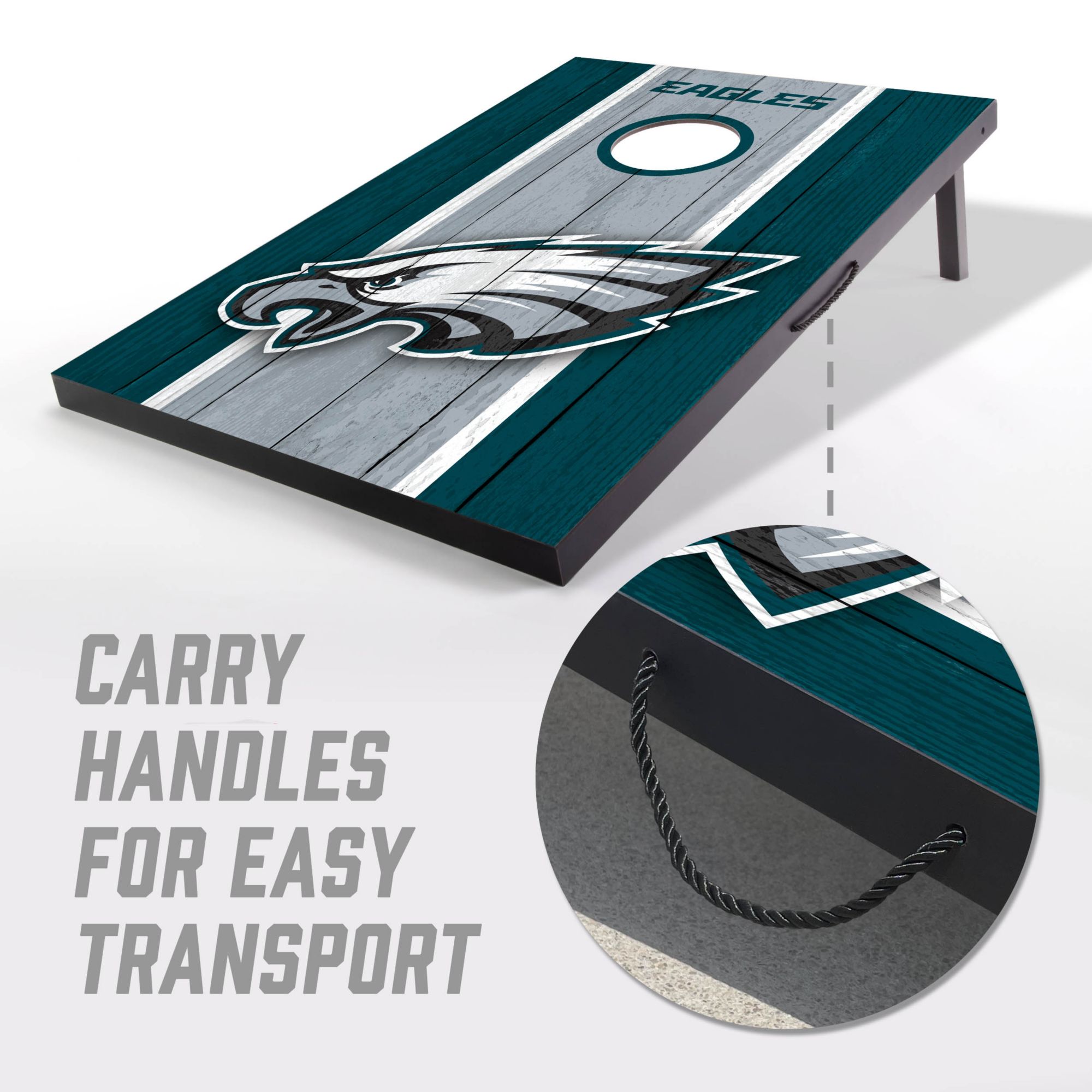 YouTheFan Philadelphia Eagles 2' x 3' MDF Cornhole Boards product image