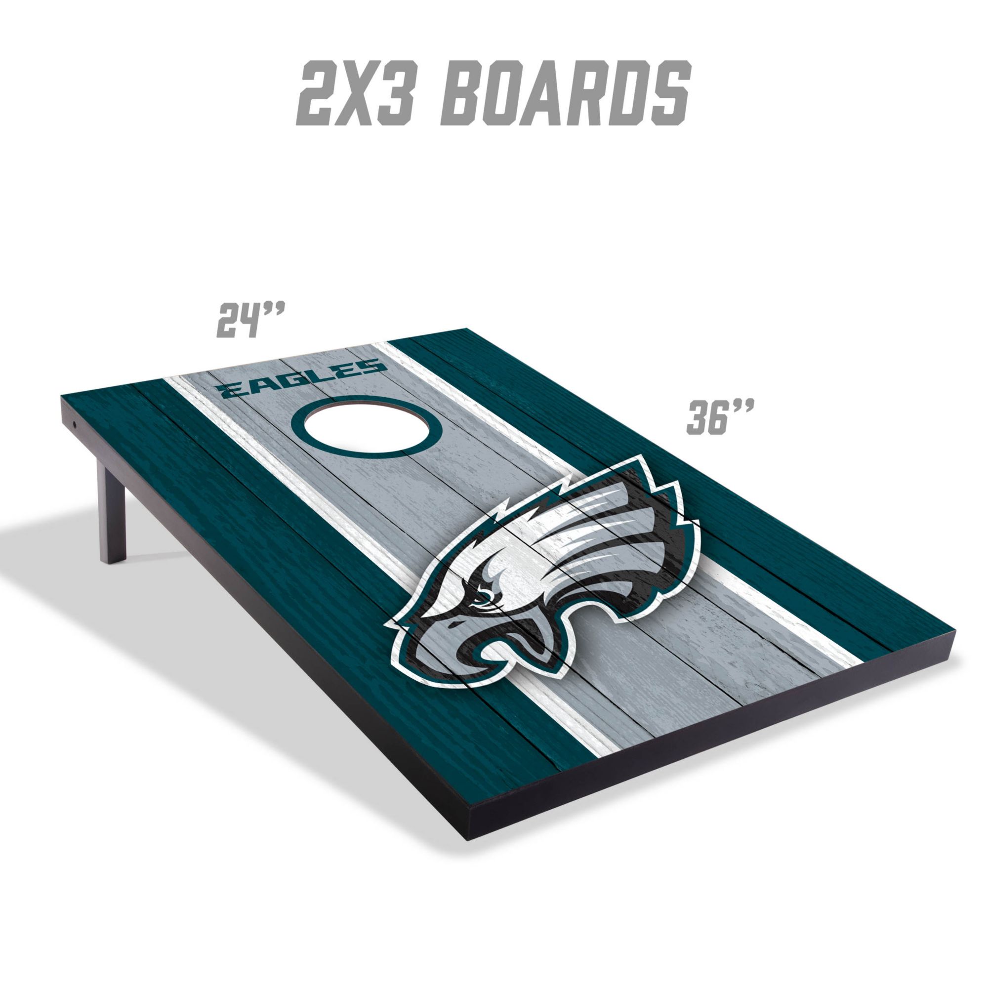 YouTheFan Philadelphia Eagles 2' x 3' MDF Cornhole Boards product image