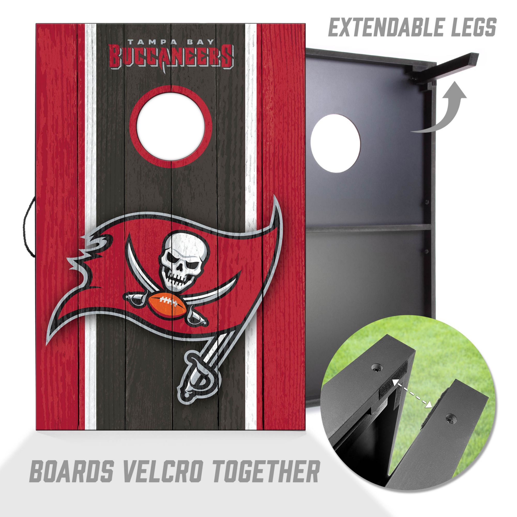 YouTheFan Tampa Bay Buccaneers 2' x 3' MDF Cornhole Boards product image