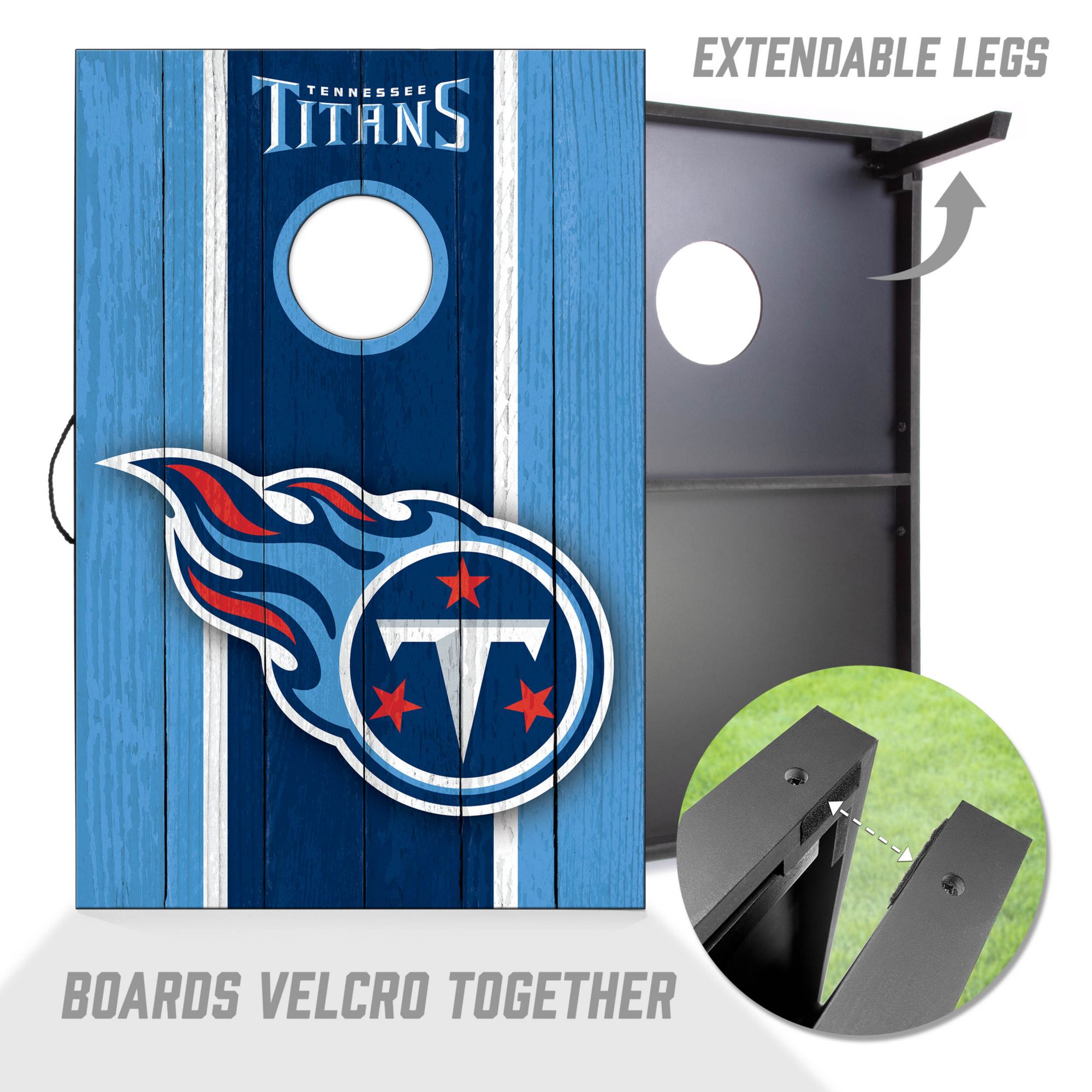 YouTheFan Tennessee Titans 2' x 3' MDF Cornhole Boards product image