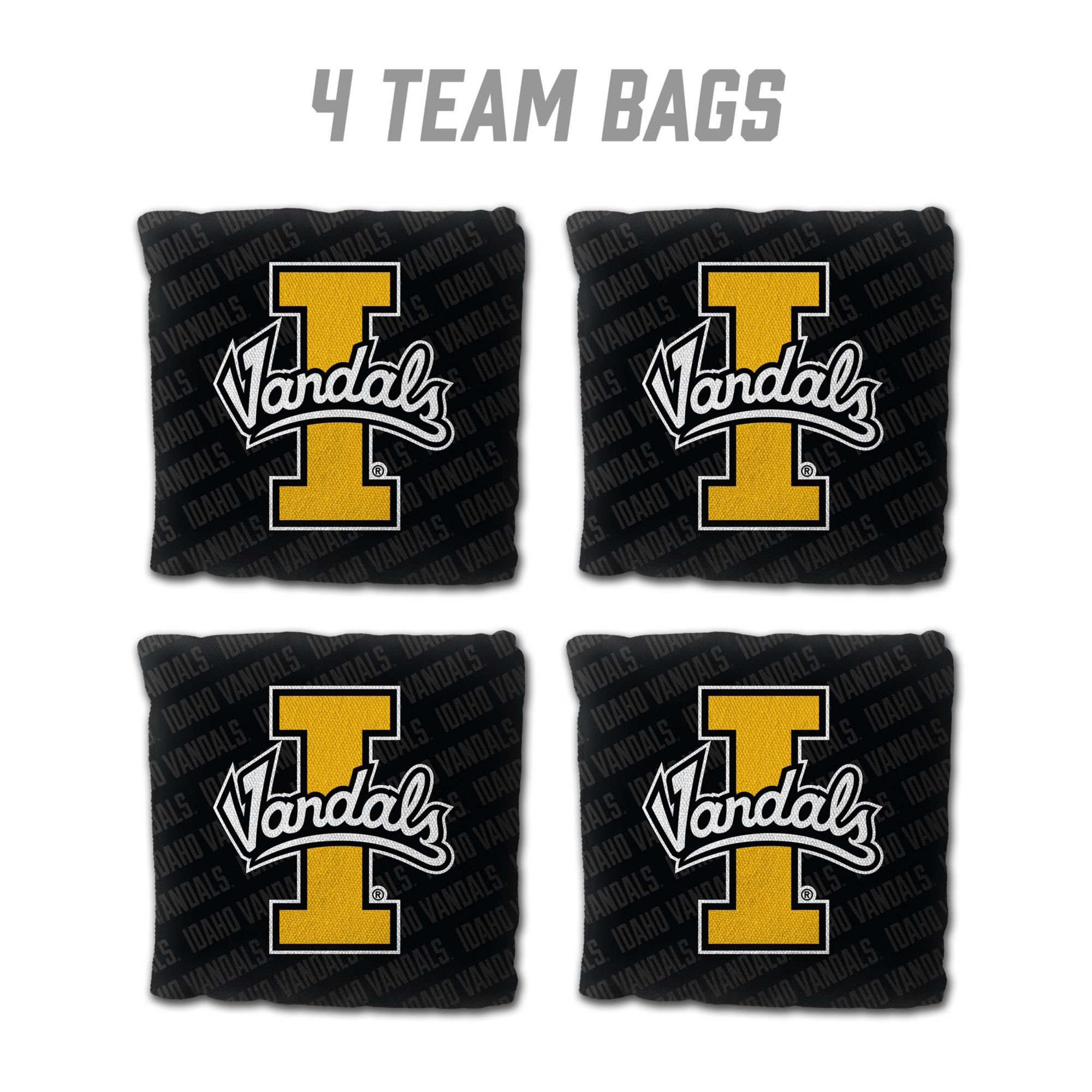 YouTheFan Idaho State Bengals Black 4-Pack Cornhole Bean Bag Set product image