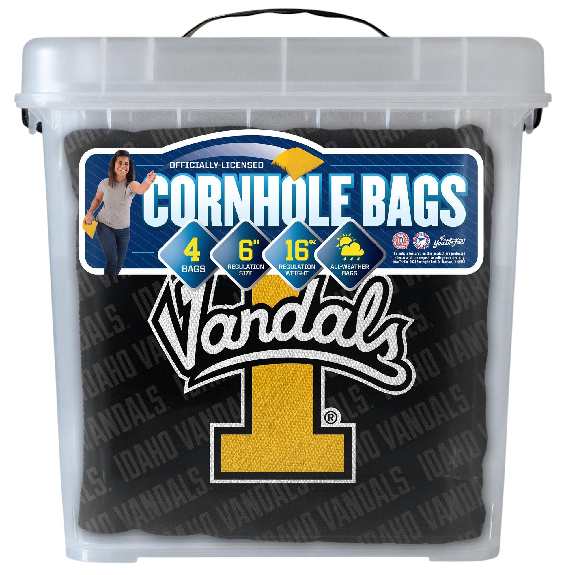 YouTheFan Idaho State Bengals Black 4-Pack Cornhole Bean Bag Set product image