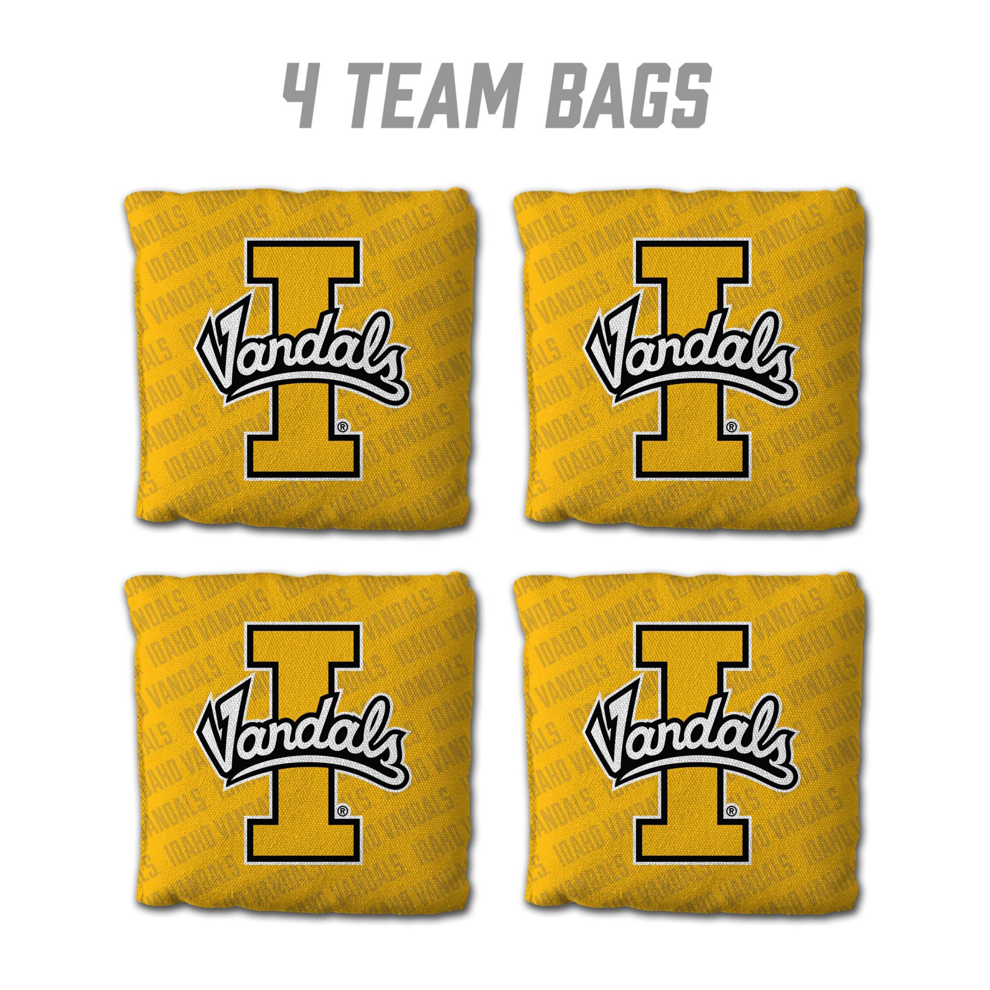 YouTheFan Idaho State Bengals Yellow 4-Pack Cornhole Bean Bag Set product image