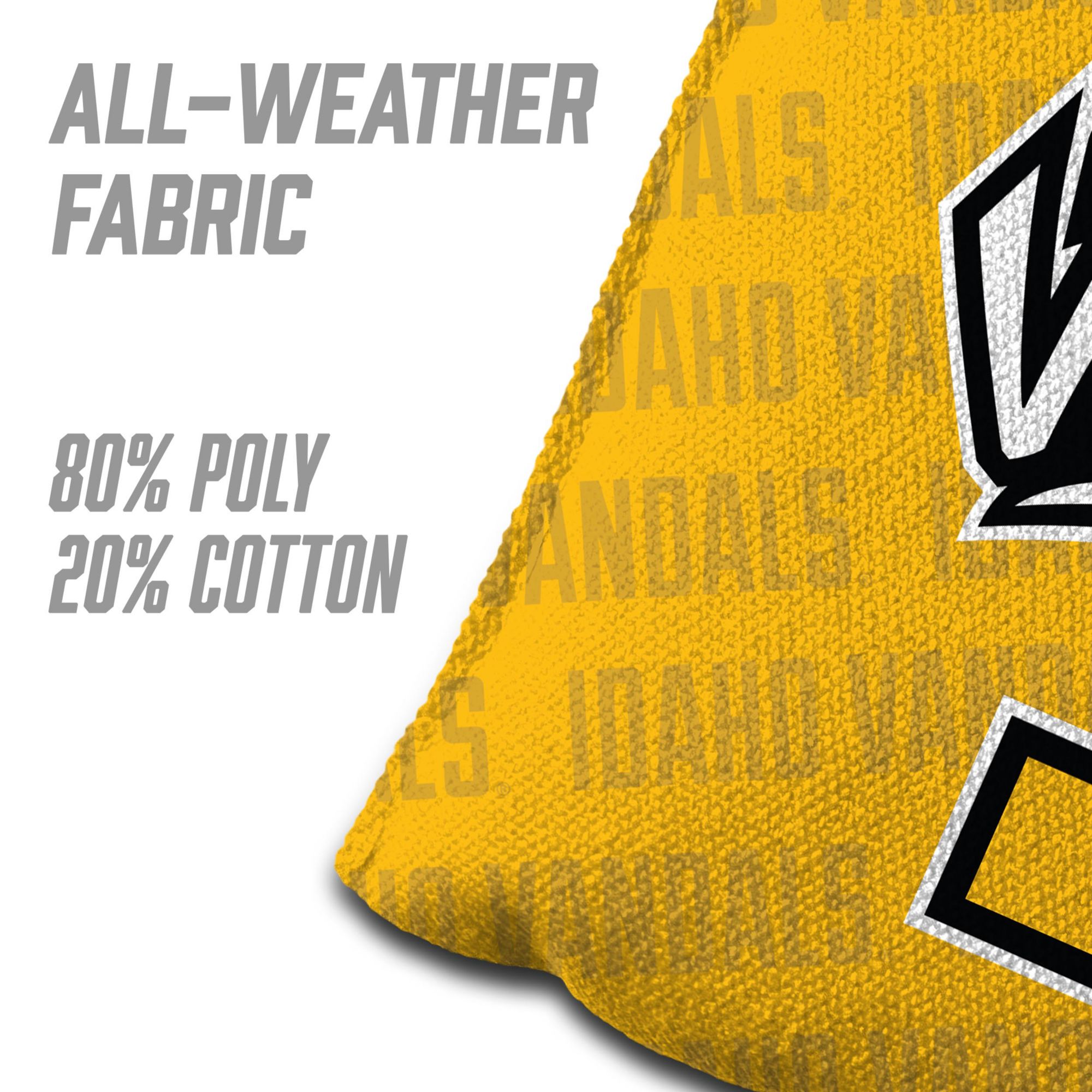 YouTheFan Idaho State Bengals Yellow 4-Pack Cornhole Bean Bag Set product image