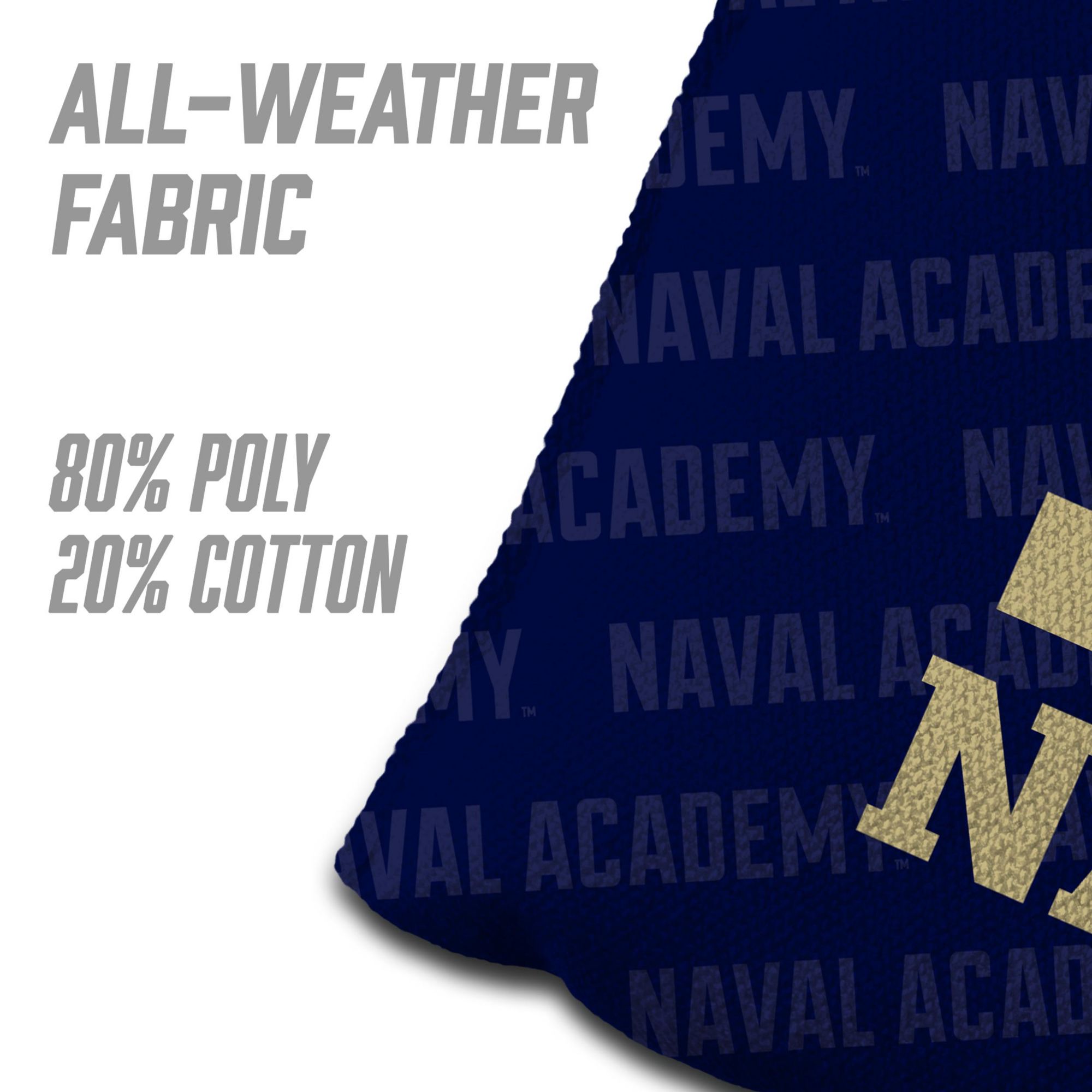 YouTheFan Navy Midshipmen Blue 4-Pack Cornhole Bean Bag Set product image