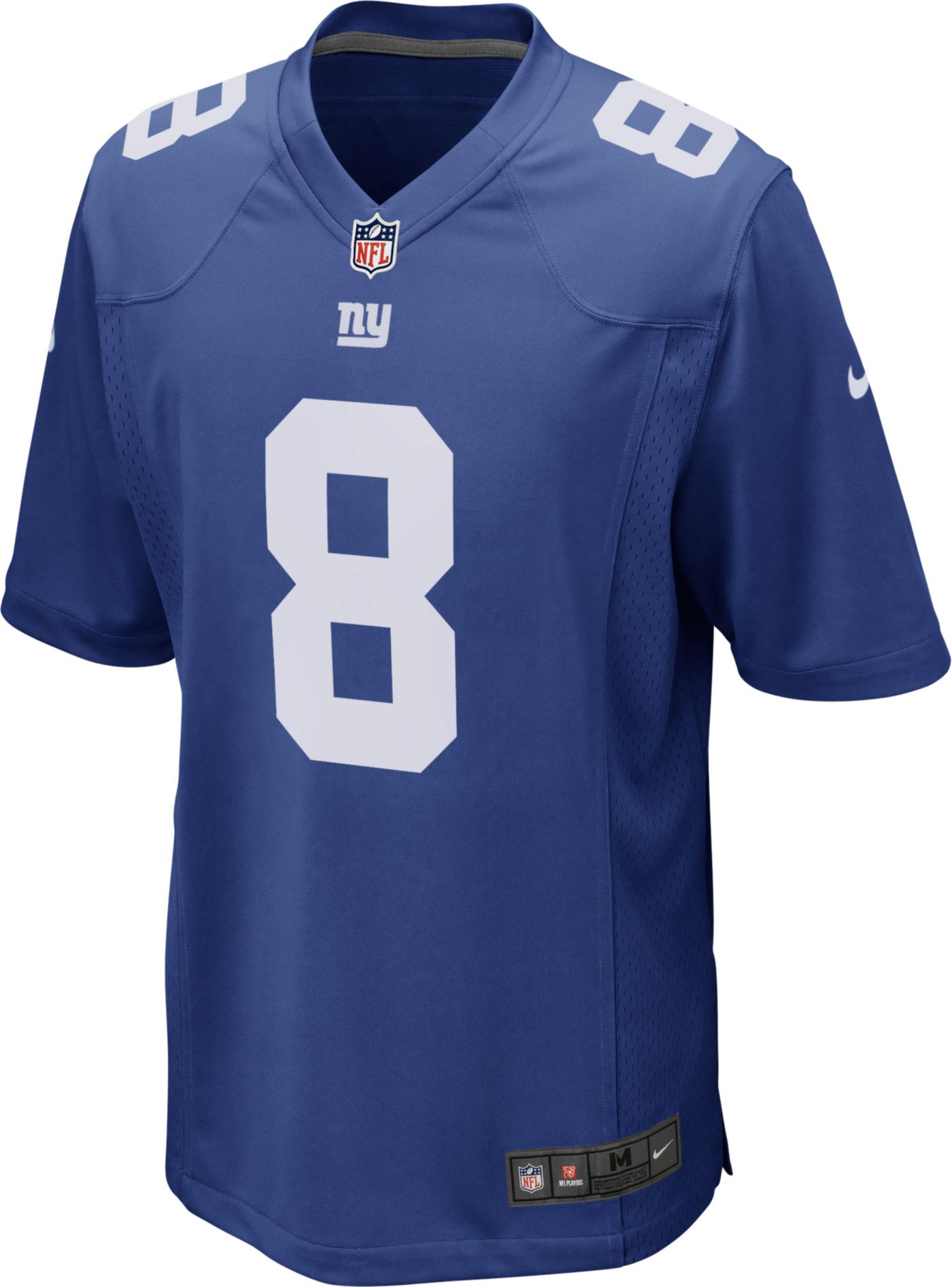 New York Giants Daniel Jones #8 Blue on sale Home Jersey NFL Men's Size XL NWT