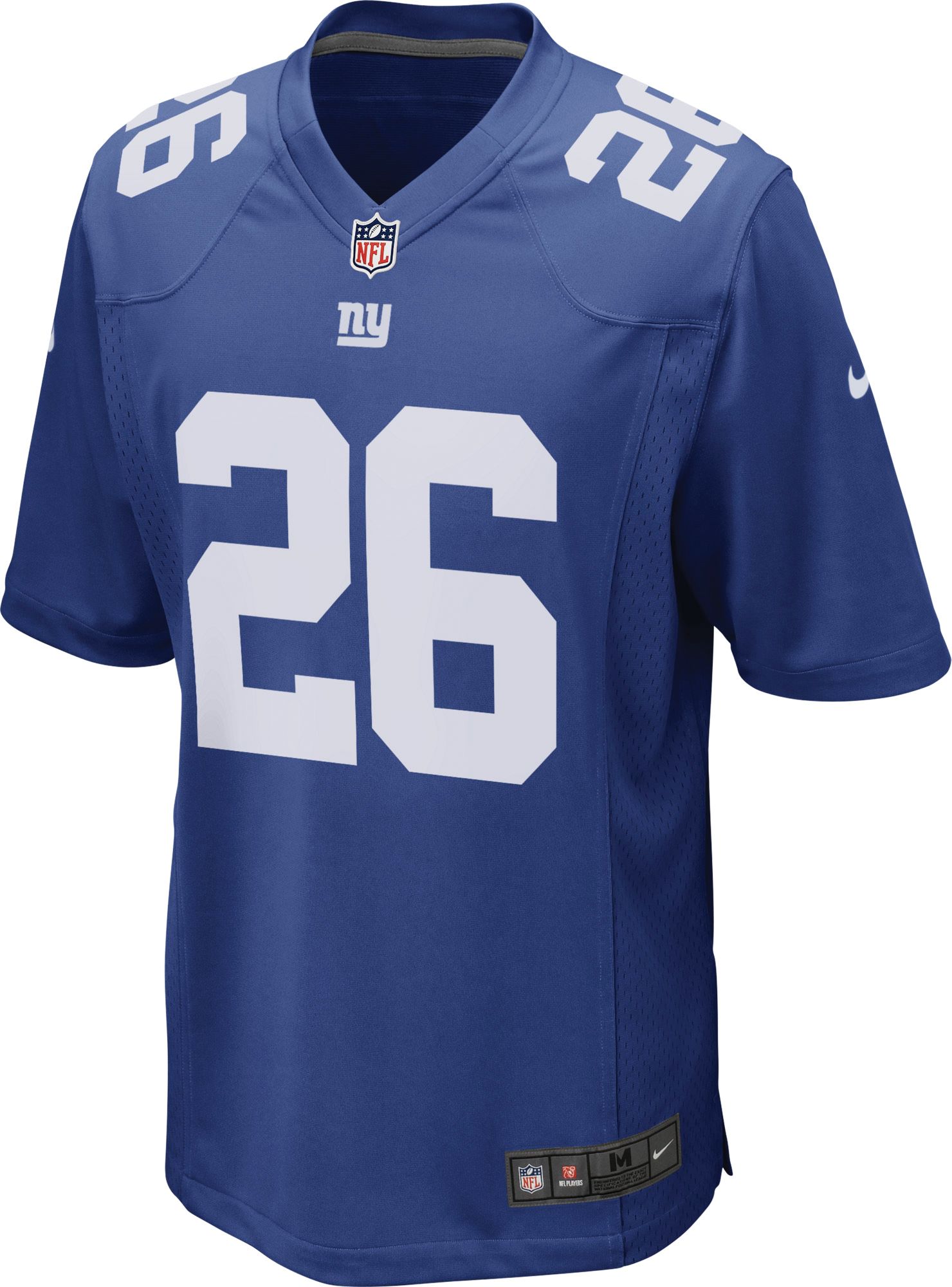 Nike New York Giants No26 Saquon Barkley Red Alternate Women's Stitched NFL 100th Season Vapor Limited Jersey