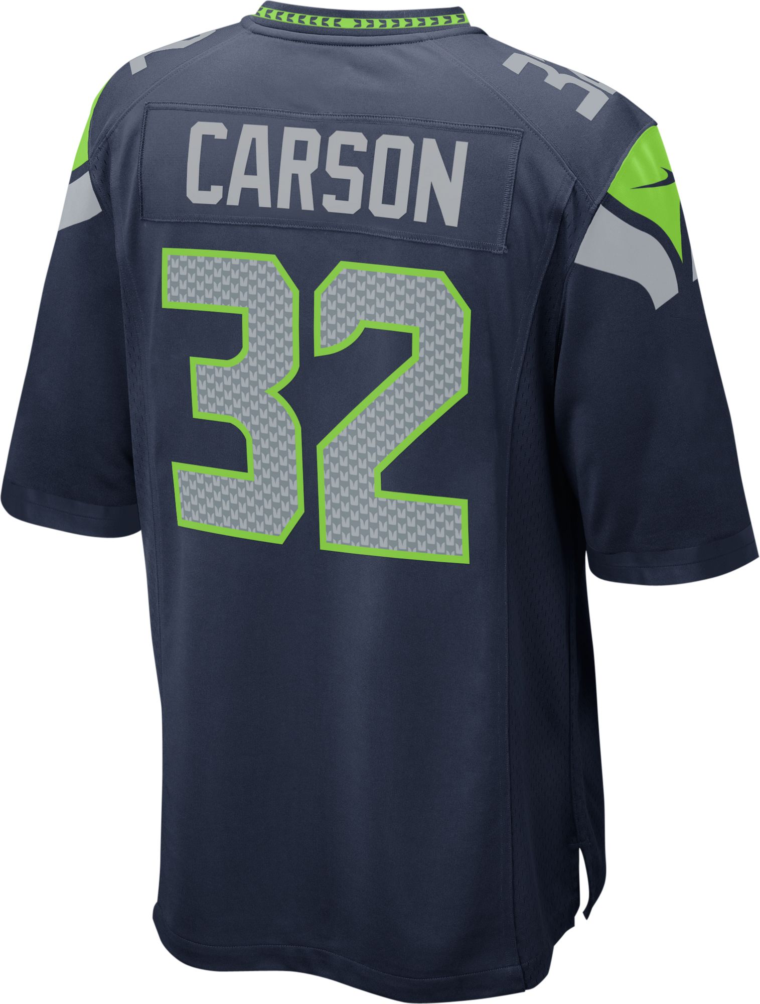 chris carson jersey number