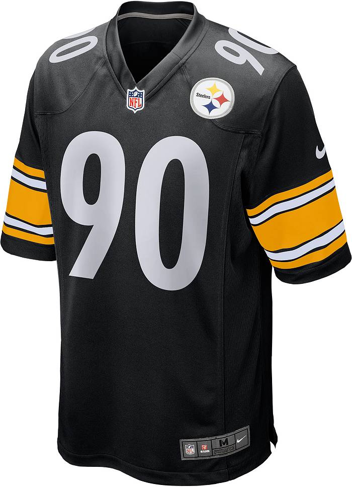 Steelers 90 T.J. Watt Black Gold Vapor Untouchable Limited Jersey in 2023