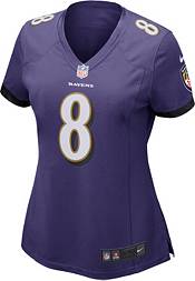 Nike Women's Baltimore Ravens Lamar Jackson #8 Purple Game Jersey product image