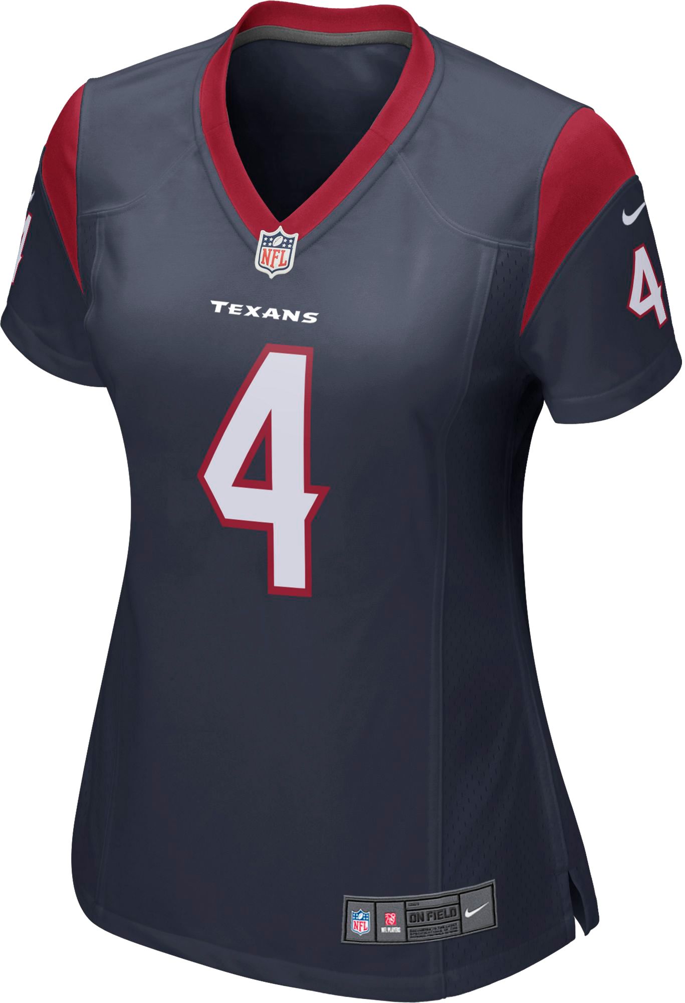 Nike Women's Houston Texans Deshaun Watson #4 Navy Game Jersey product image